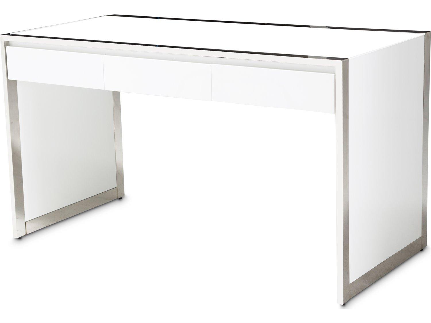Luxecor Gilded White Writing Desk