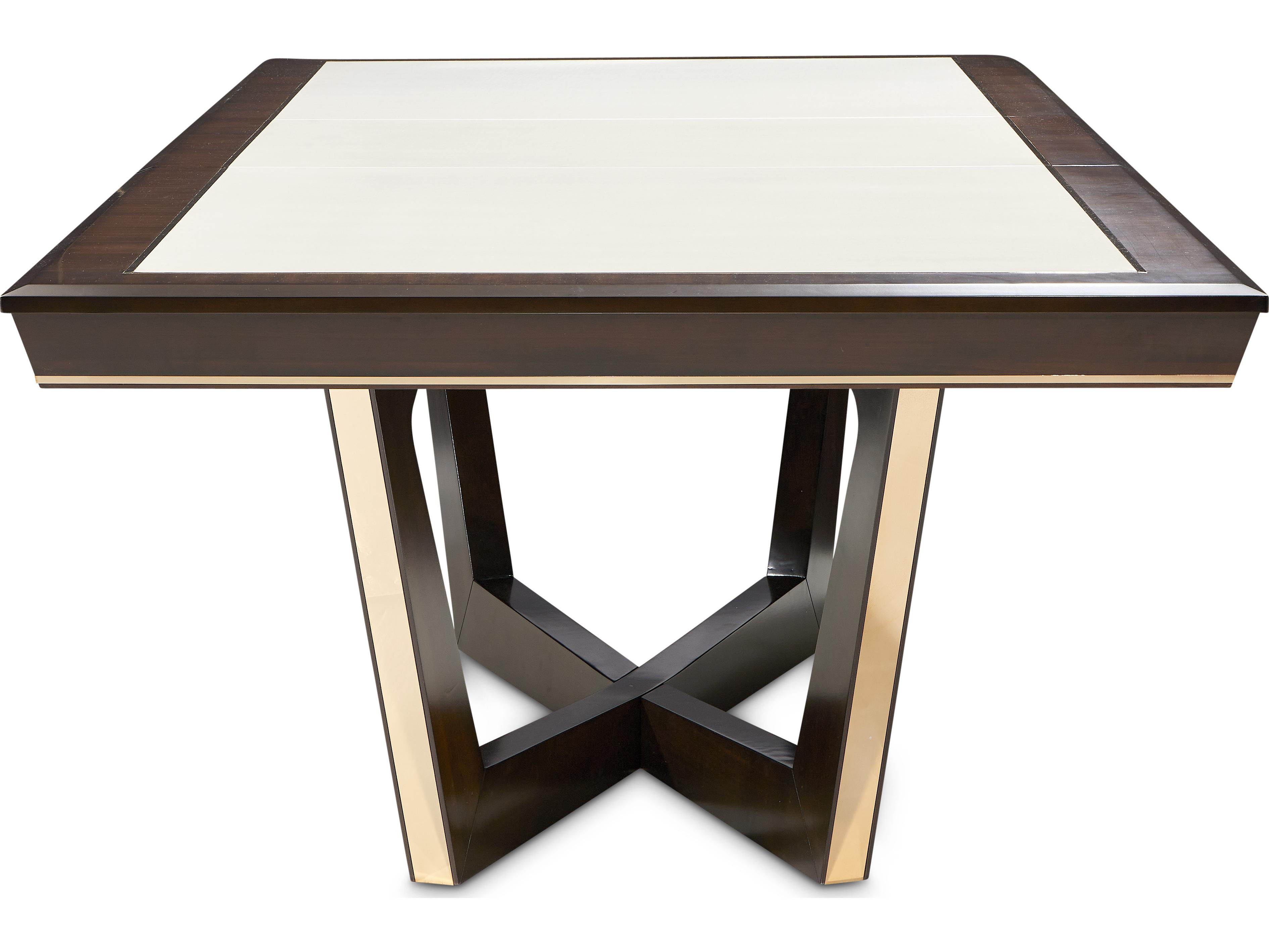 Michael Amini Belmont Place Rectangular Wood Espresso Dining Table