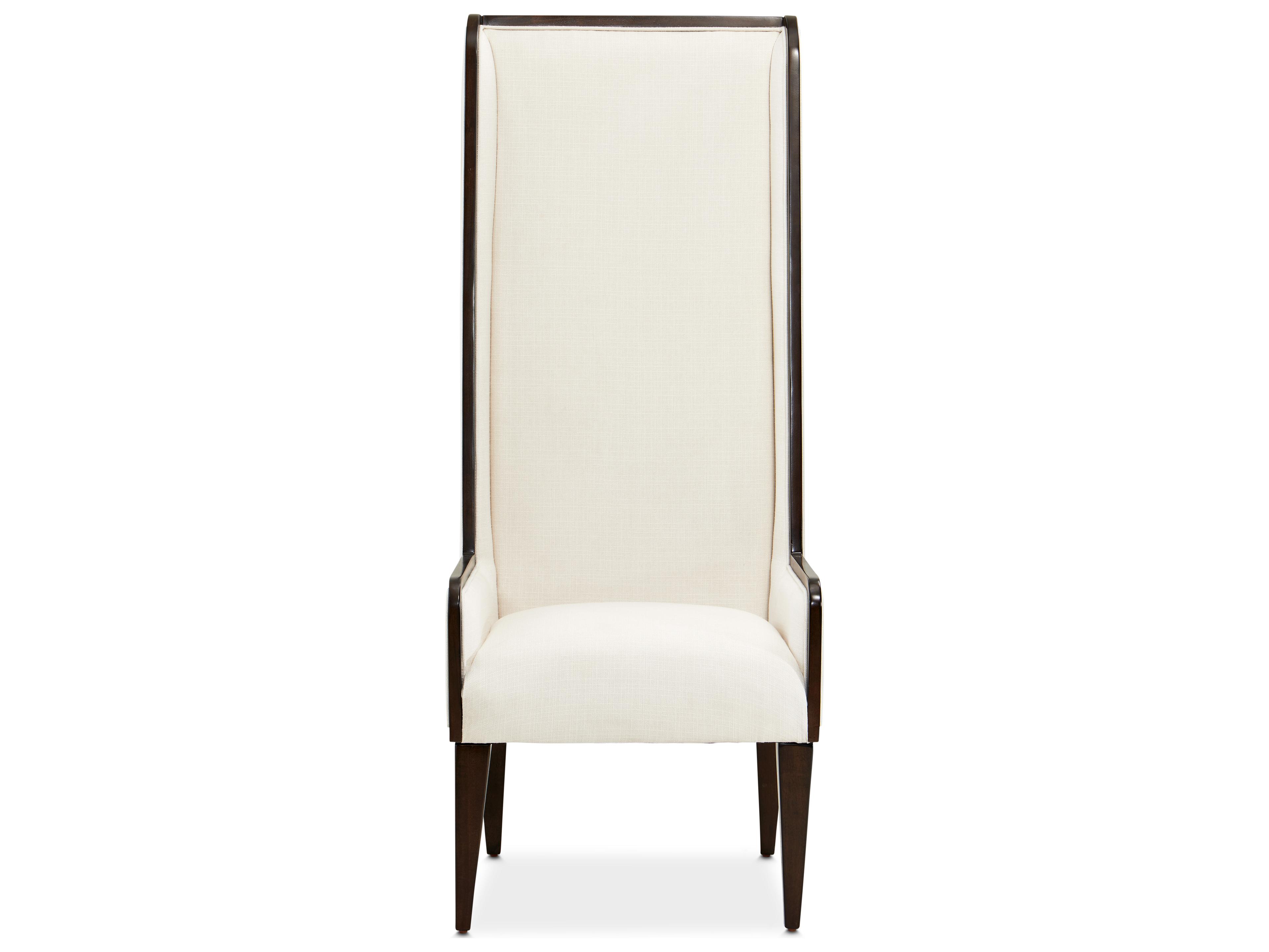 Michael Amini Belmont Place Beige Upholstered Executive Desk Chair