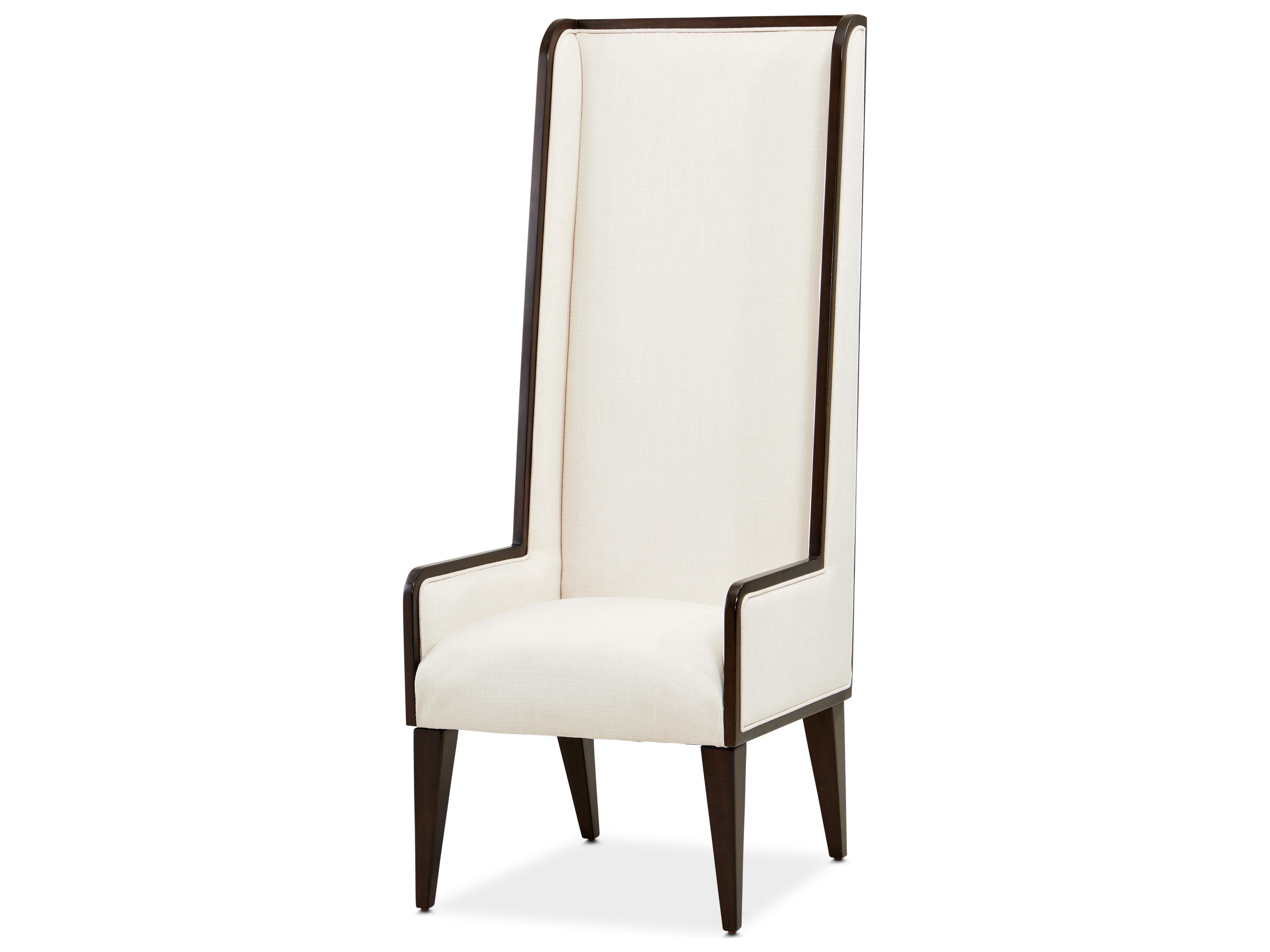 Michael Amini Belmont Place Beige Upholstered Executive Desk Chair