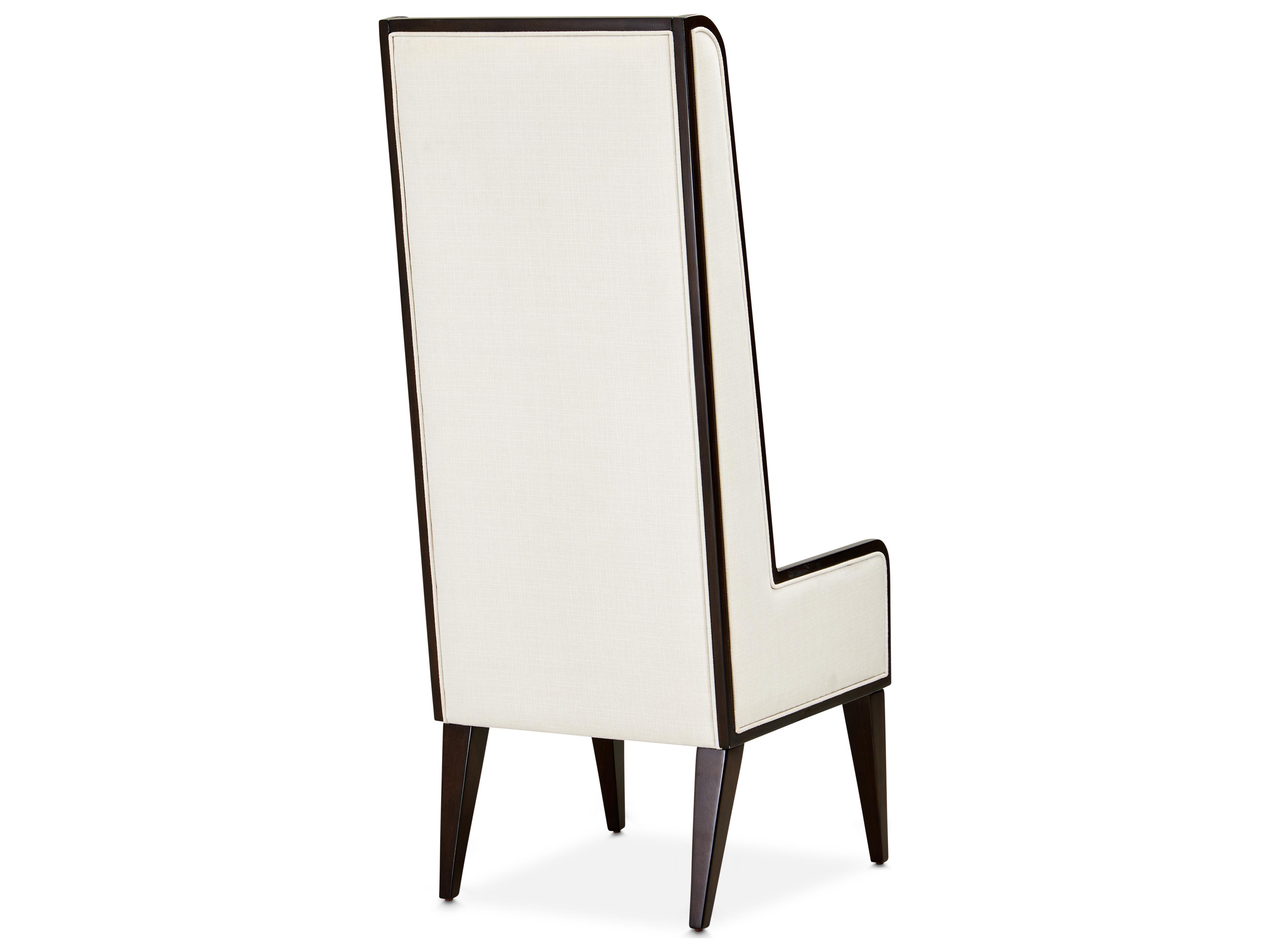 Michael Amini Belmont Place Beige Upholstered Executive Desk Chair