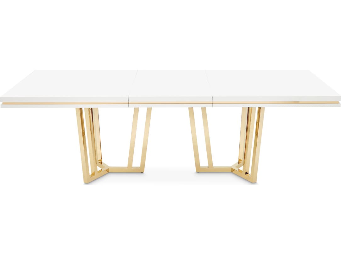 Michael Amini Palm Gate Rectangular Wood Dining Table