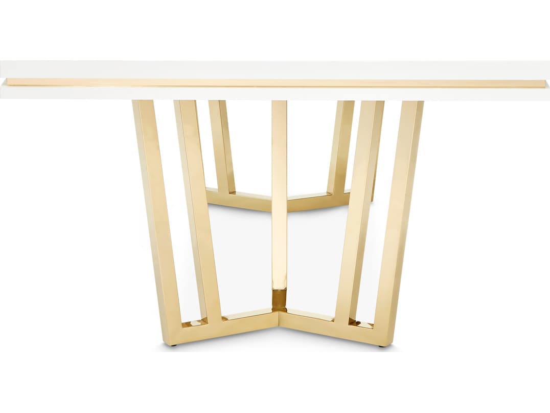 Michael Amini Palm Gate Rectangular Wood Dining Table