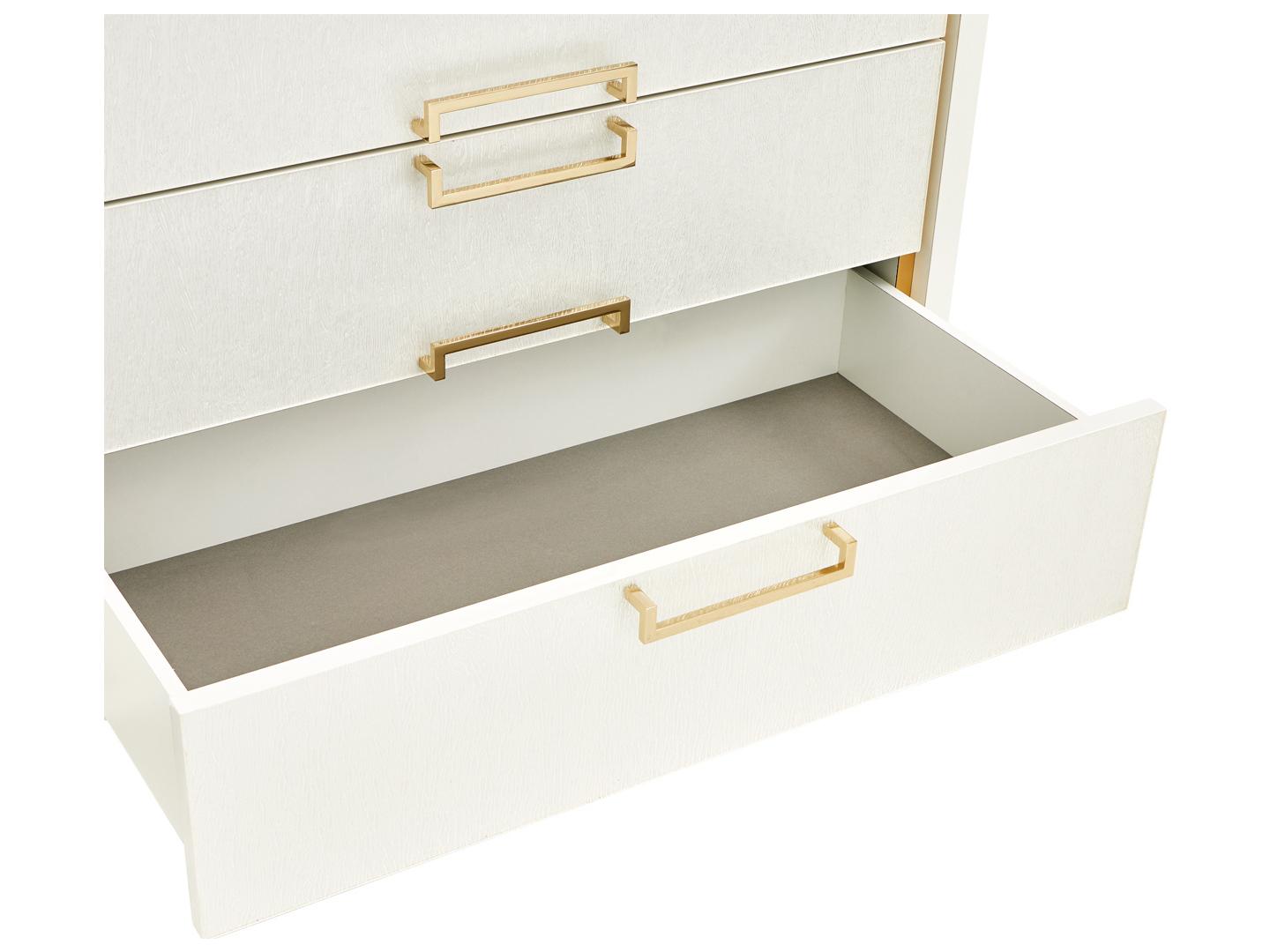 Michael Amini Palm Gate White Double Dresser