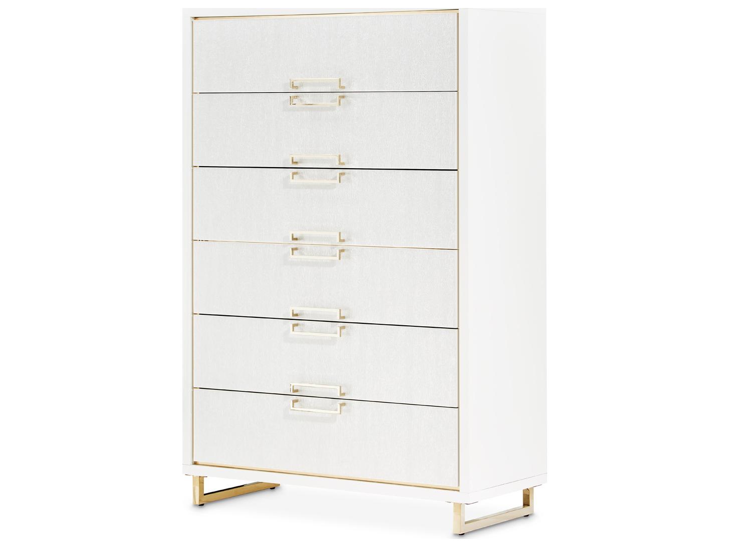 Michael Amini Palm Gate Cloud White Chest