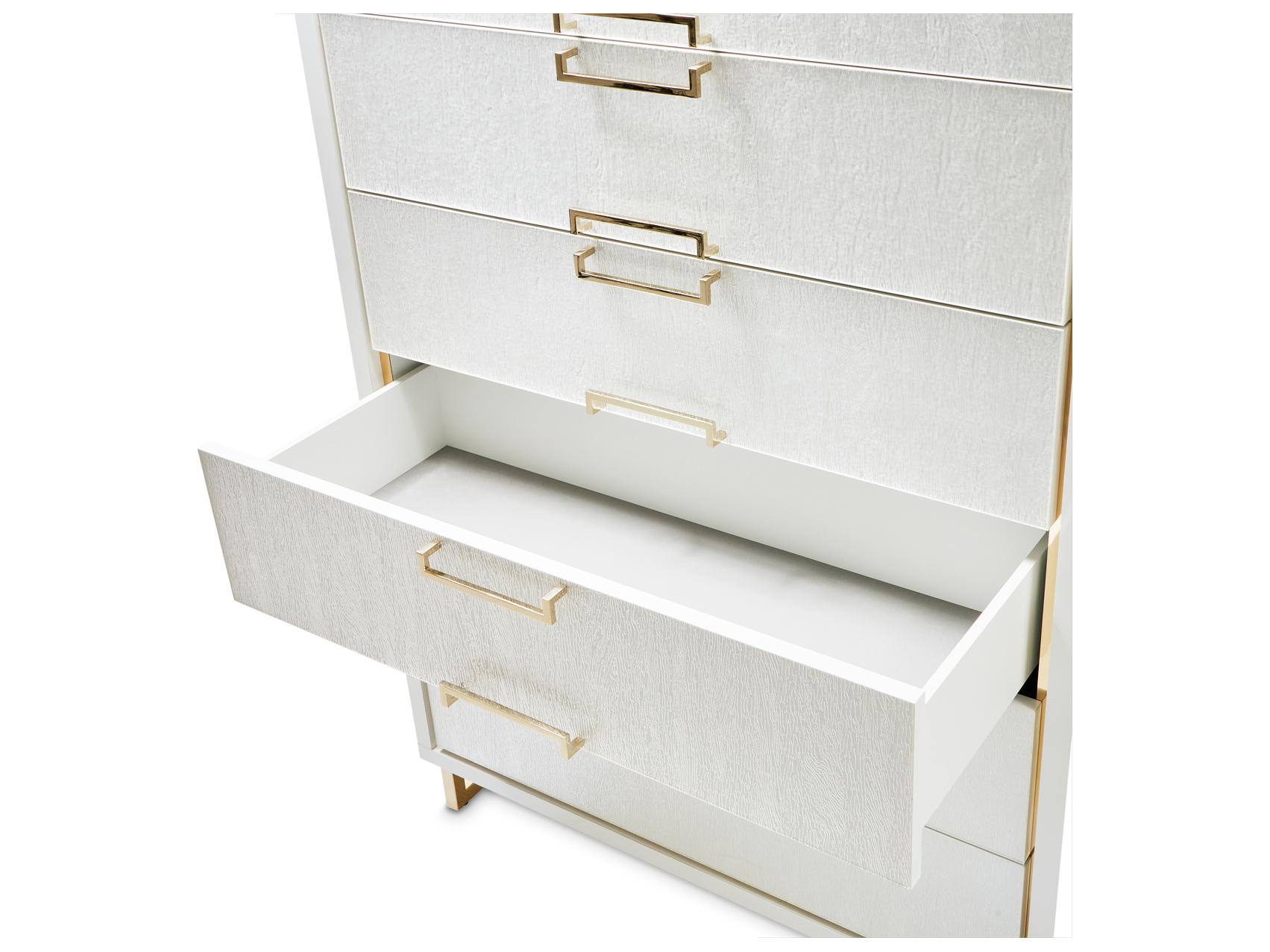 Michael Amini Palm Gate Cloud White Chest