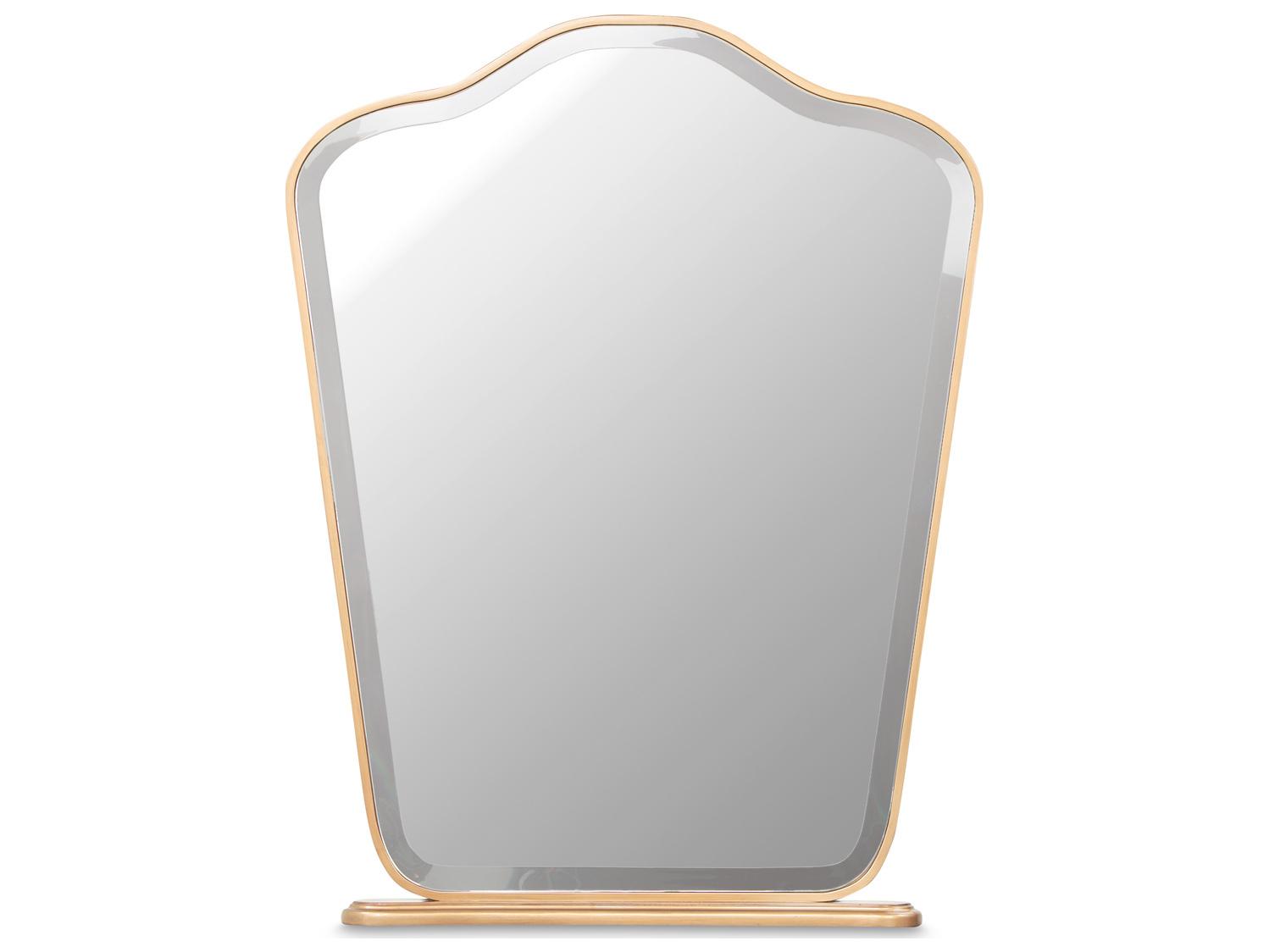 Michael Amini Camellia Field Antique Gold Dresser Mirror