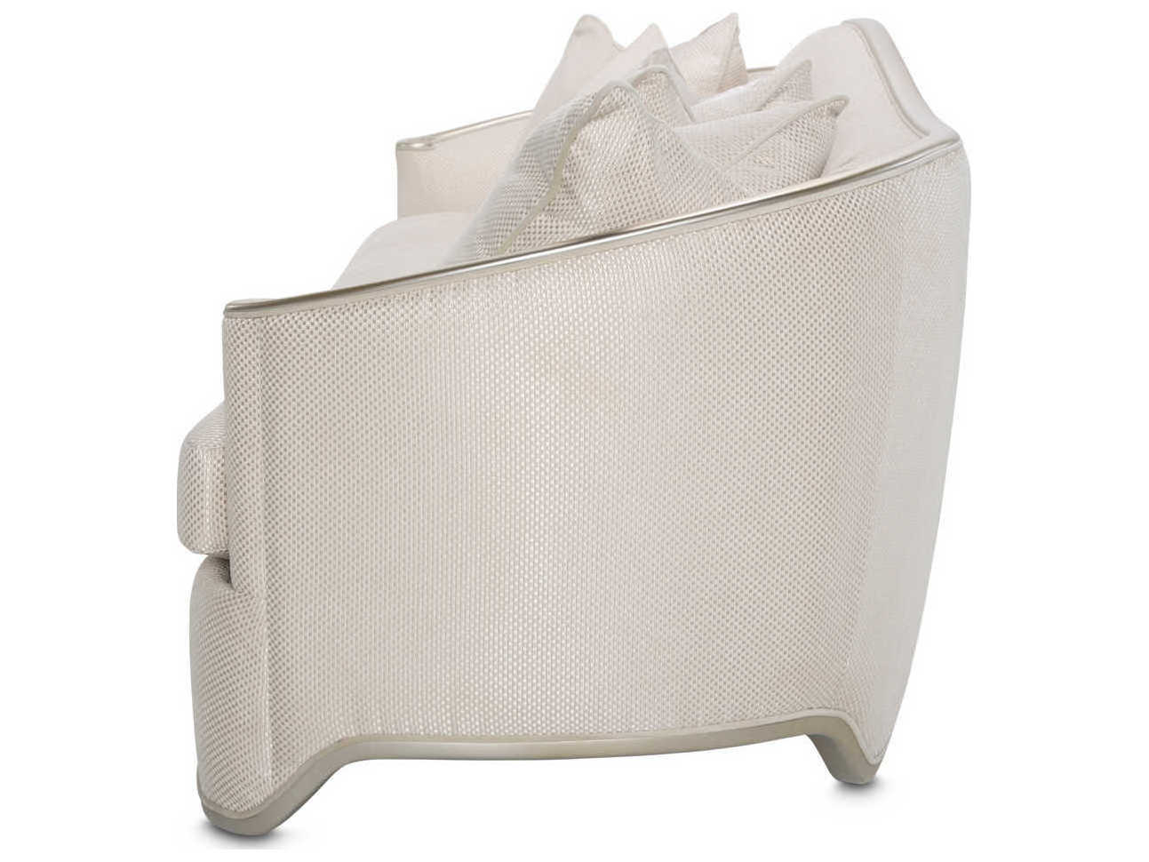 Michael Amini London Place Champagne Beige Upholstered Sofa