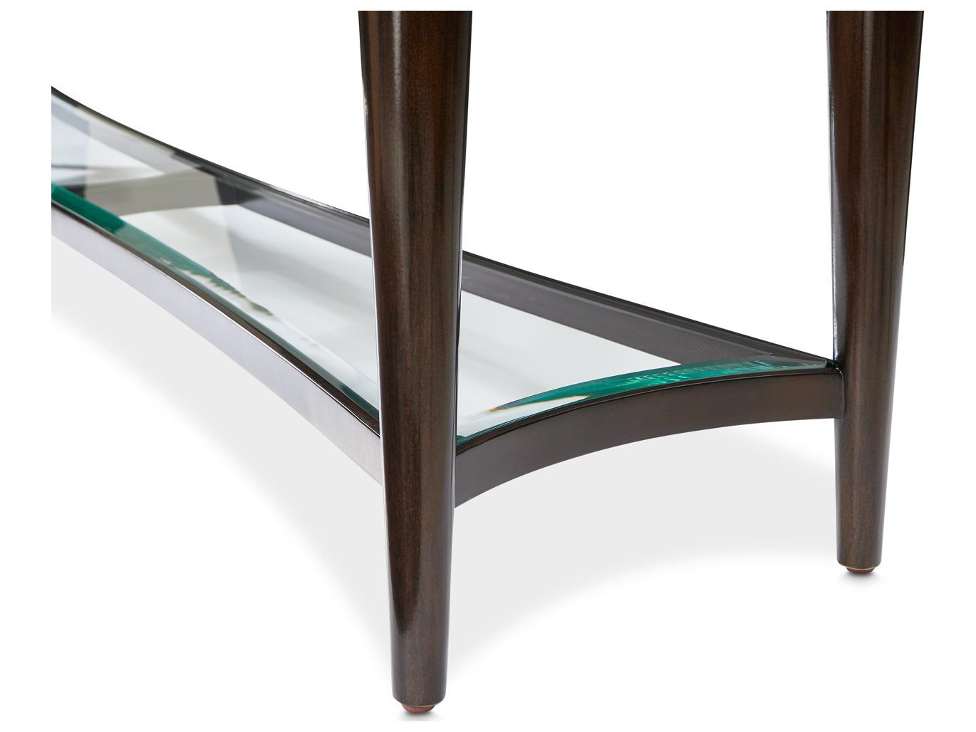 Michael Amini Paris Chic Rectangular Marble Console Table