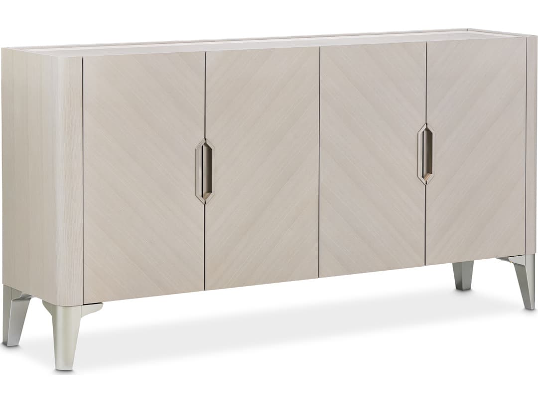 Michael Amini Penthouse 75" Poplar Wood Sideboard