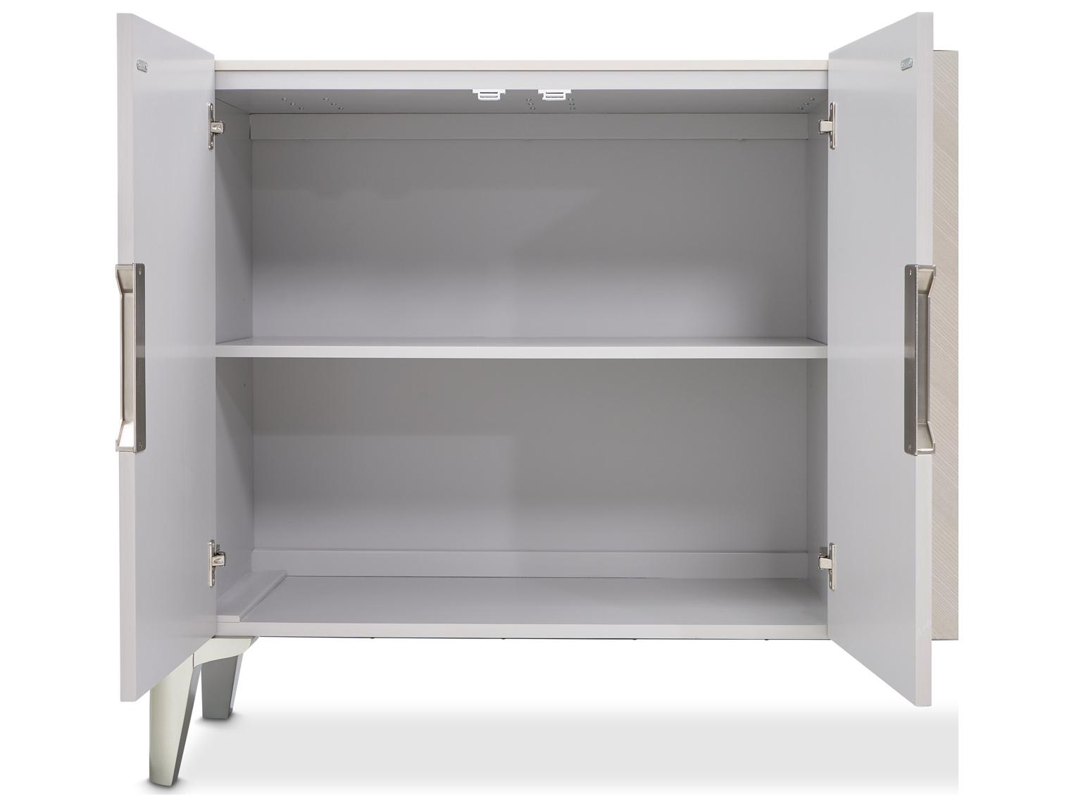 Michael Amini Penthouse 75" Poplar Wood Sideboard