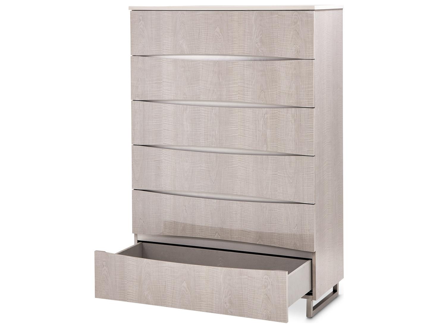 Michael Amini Marin Greige Chest