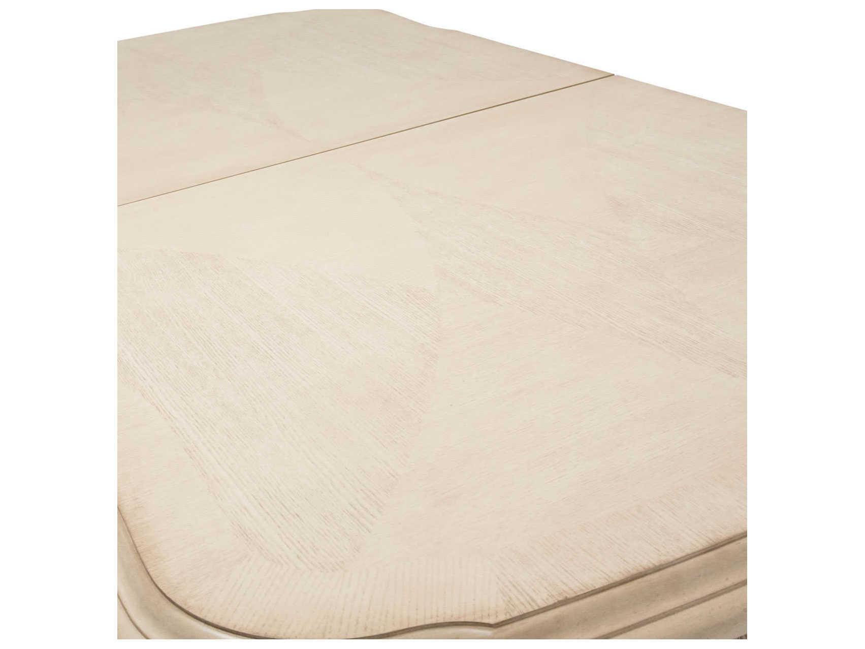 Luxecor Gilded Rectangular Wood Champagne Dining Table