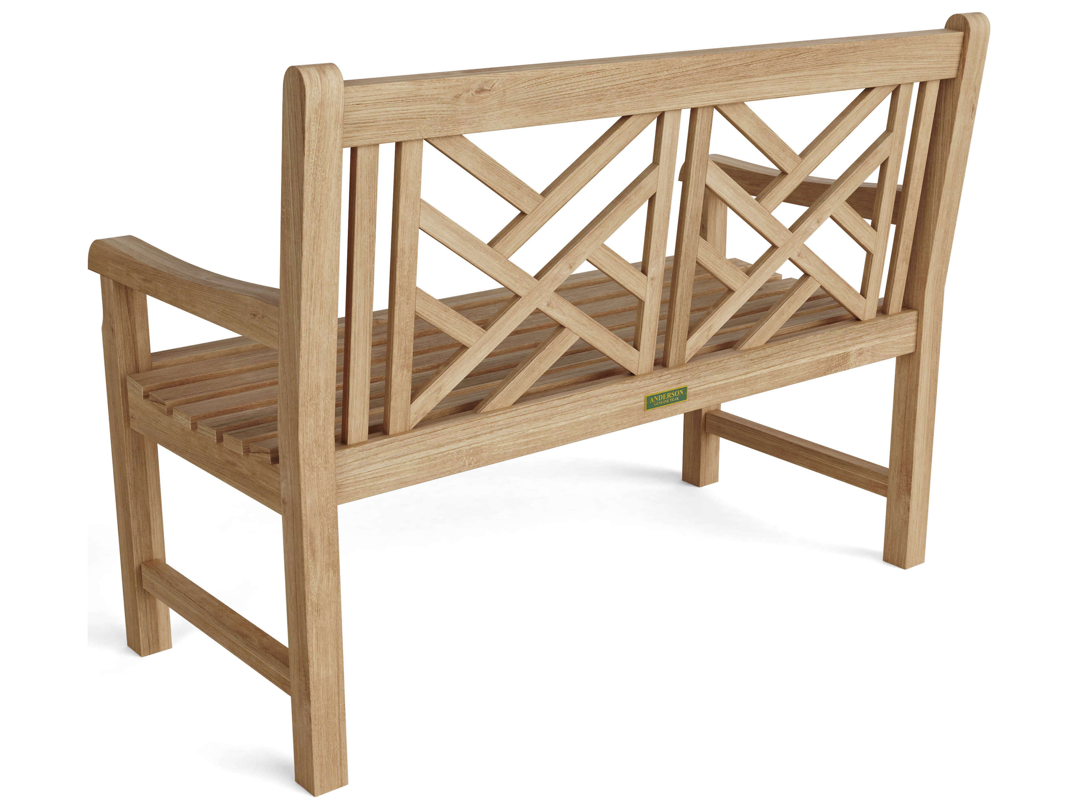 Anderson Teak Vilano 2-Seater Outdoor Patio Bench