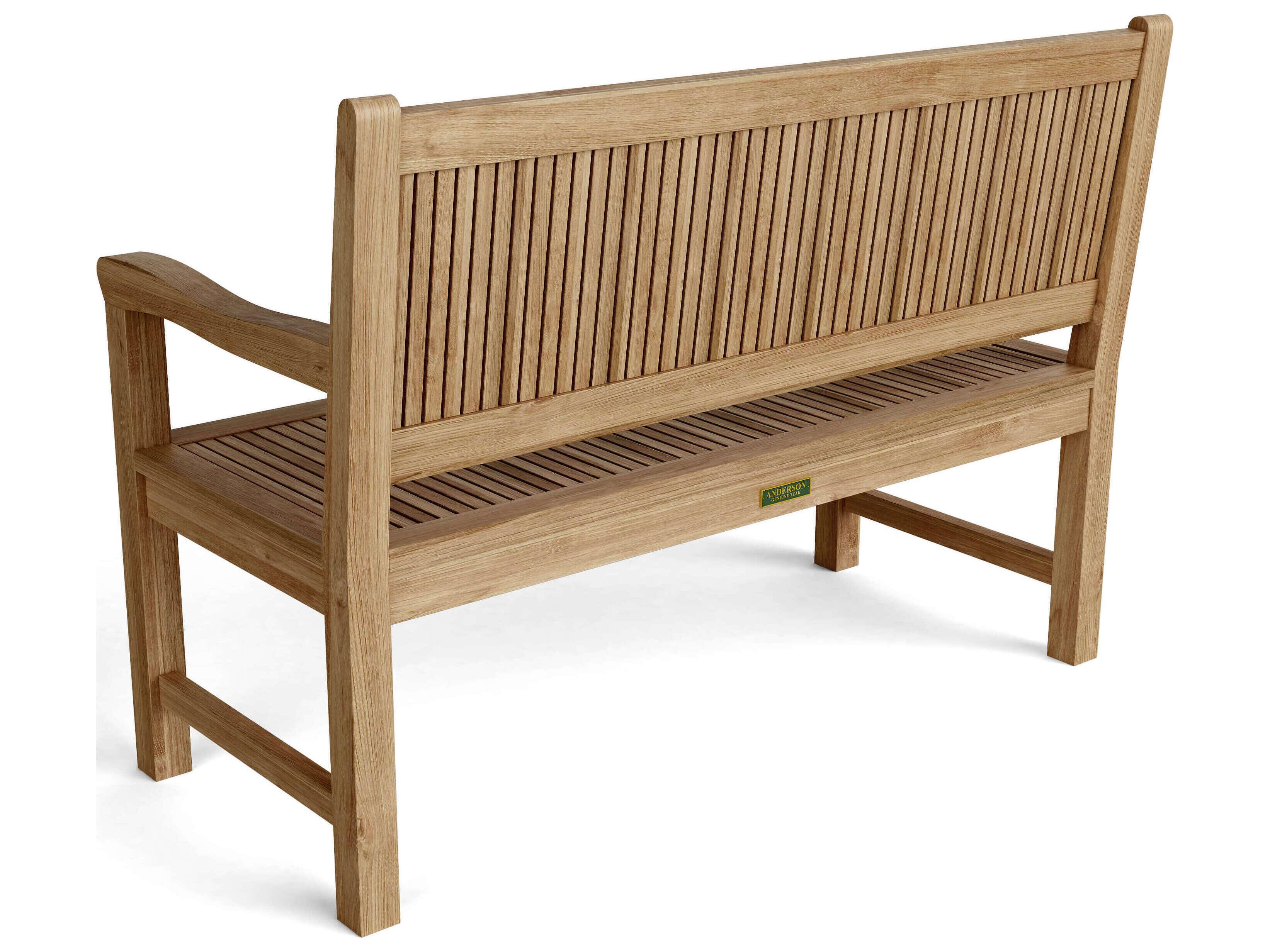 Anderson Teak Chester Waterbase Sealer Patio Bench