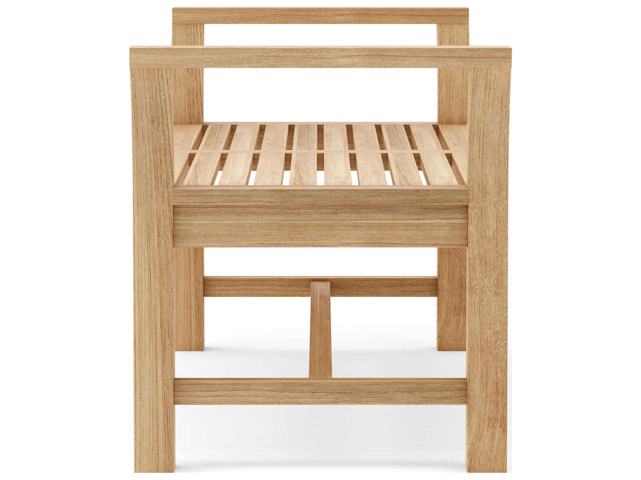 Anderson Teak Sakura Backless Outdoor Patio Bench