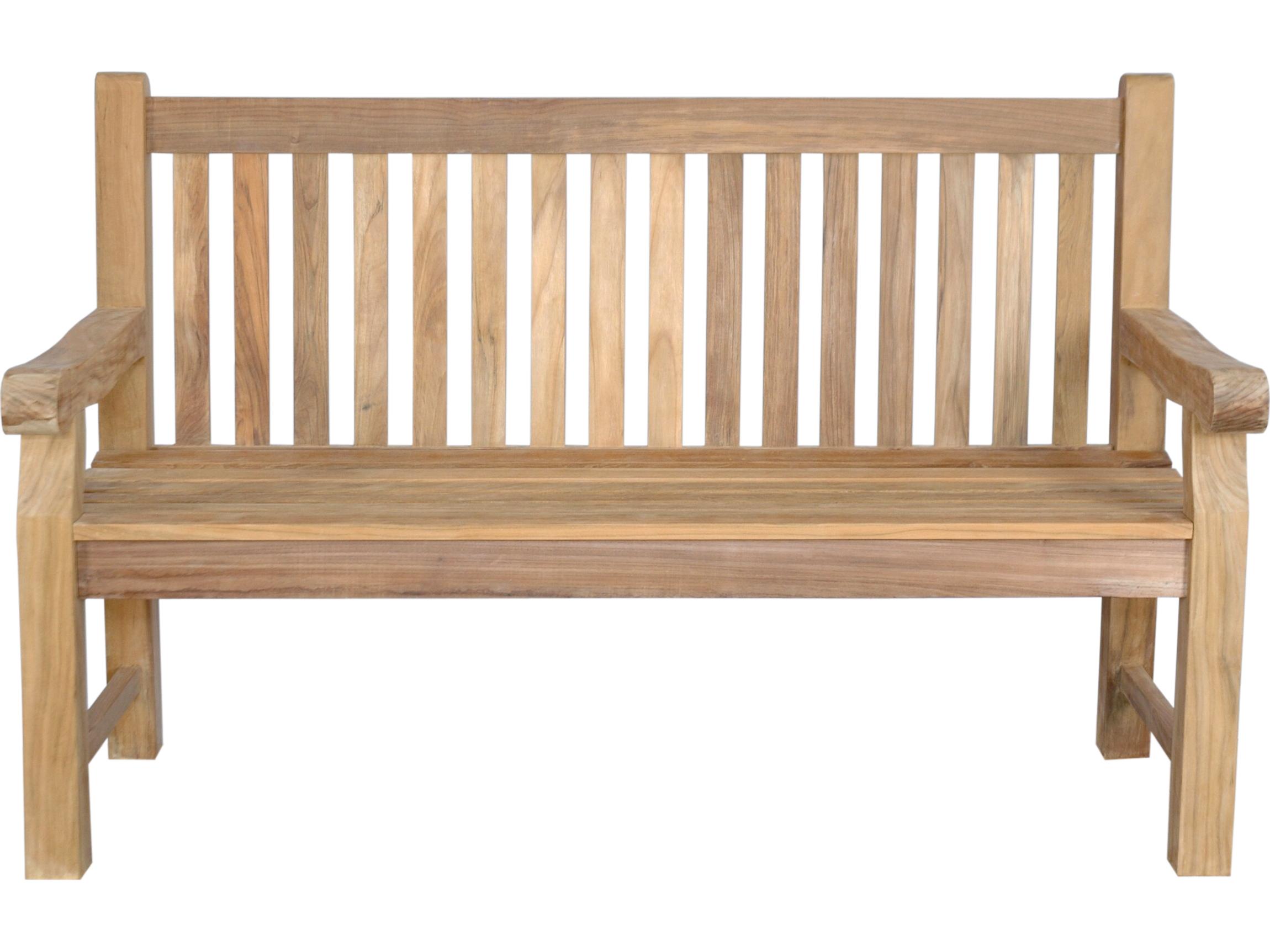 Anderson Teak Devonshire 3-Seater Extra Thick Outdoor Patio Bench