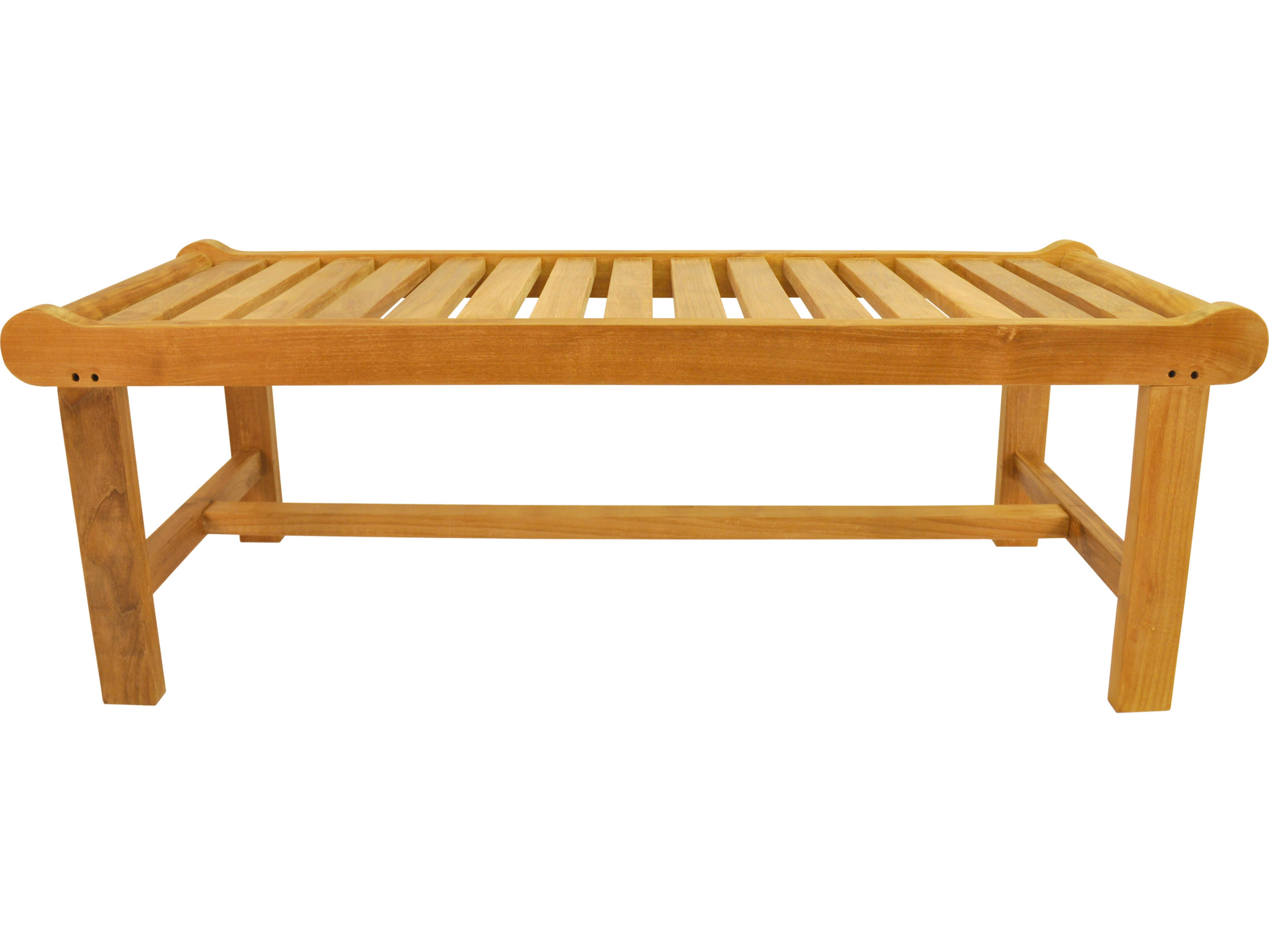 Anderson Teak Cambridge 2-Seater Backless Outdoor Bench