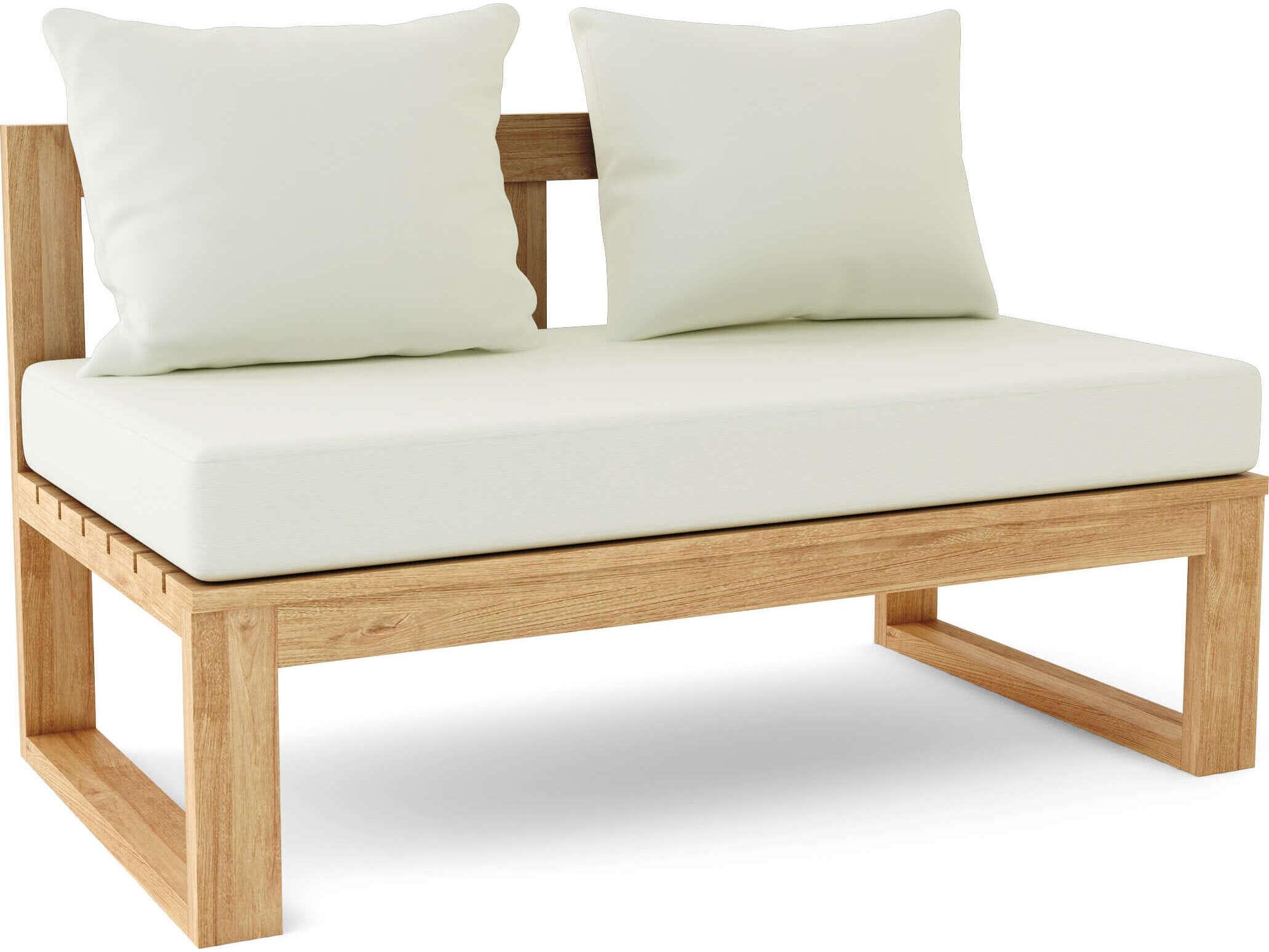 Anderson Teak Circular Modular Deep Seating Teak Outdoor Lounge Chair