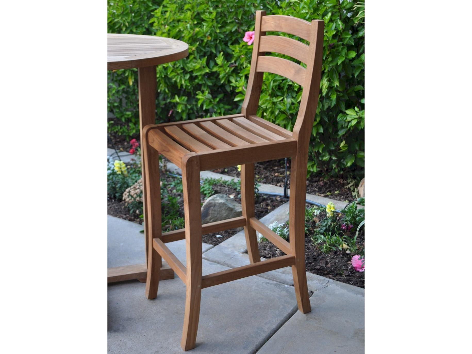 Anderson Teak Mandalay Outdoor Patio Bar Chair