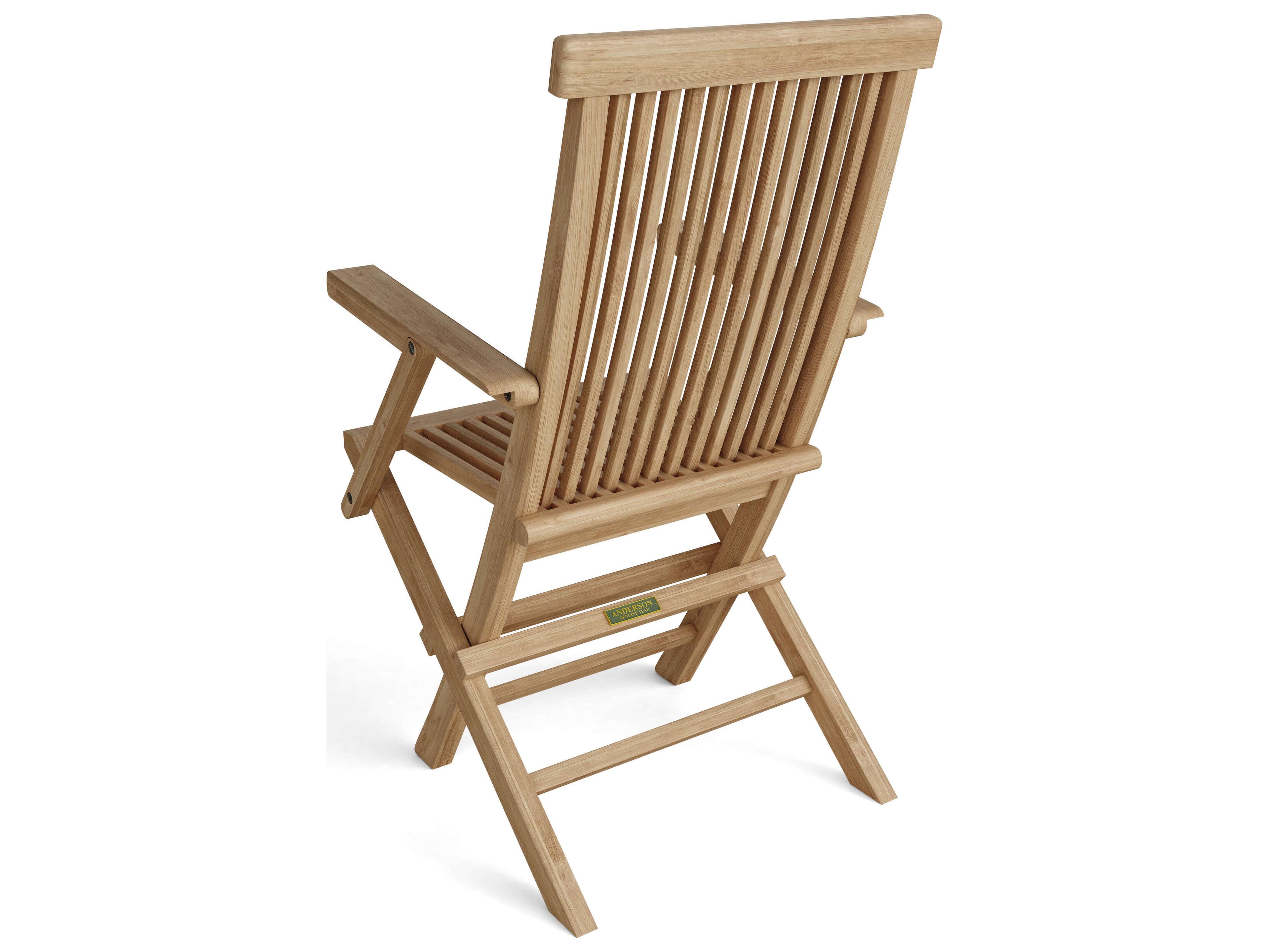 Anderson Teak Classic Folding Armchair Set of 2