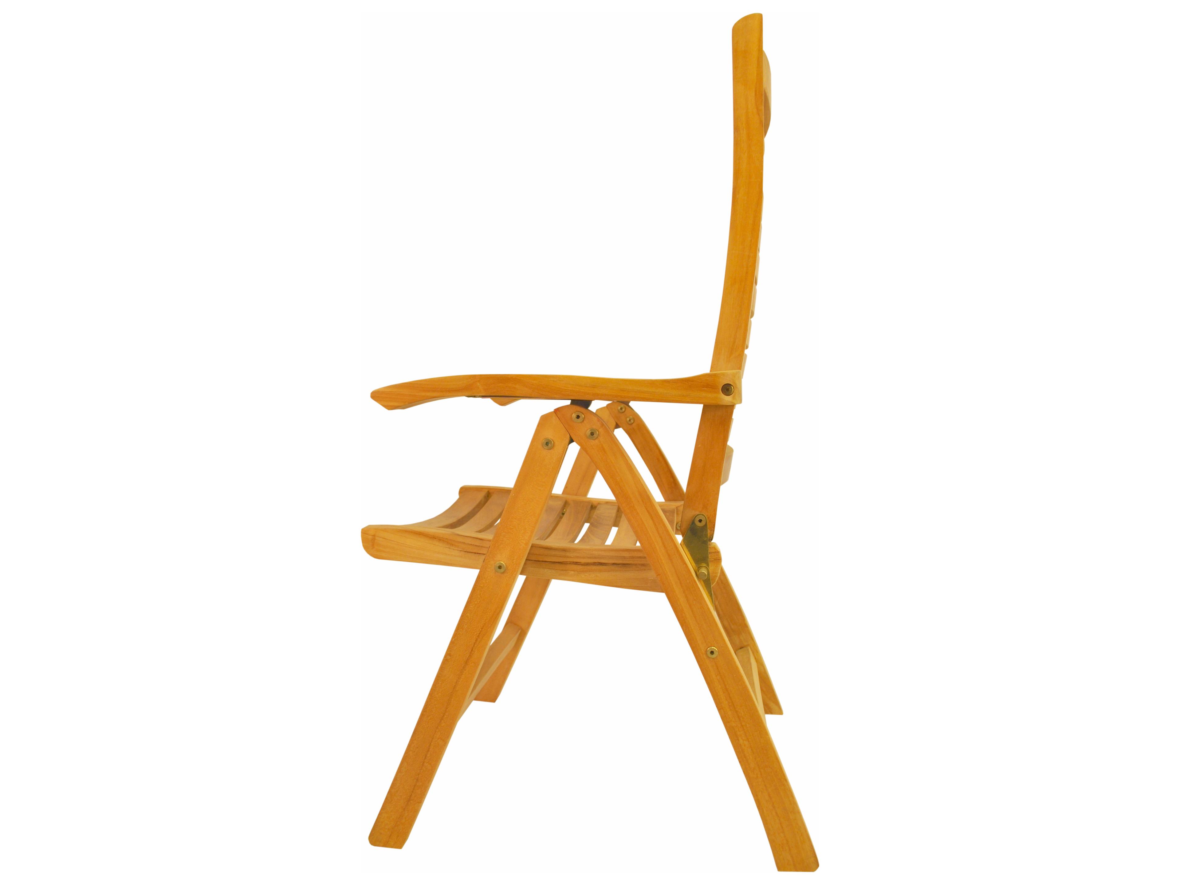 Anderson Teak Carina 5-Position High Back Recliner