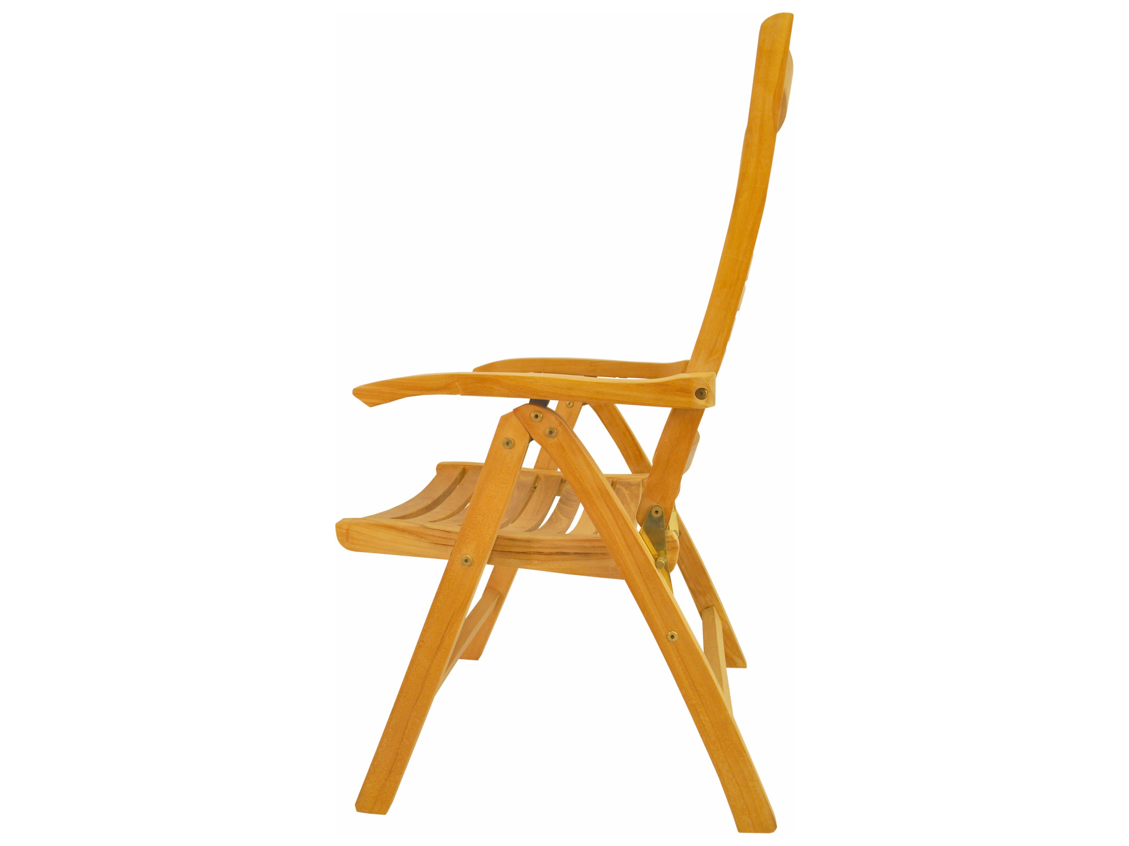 Anderson Teak Carina 5-Position High Back Recliner