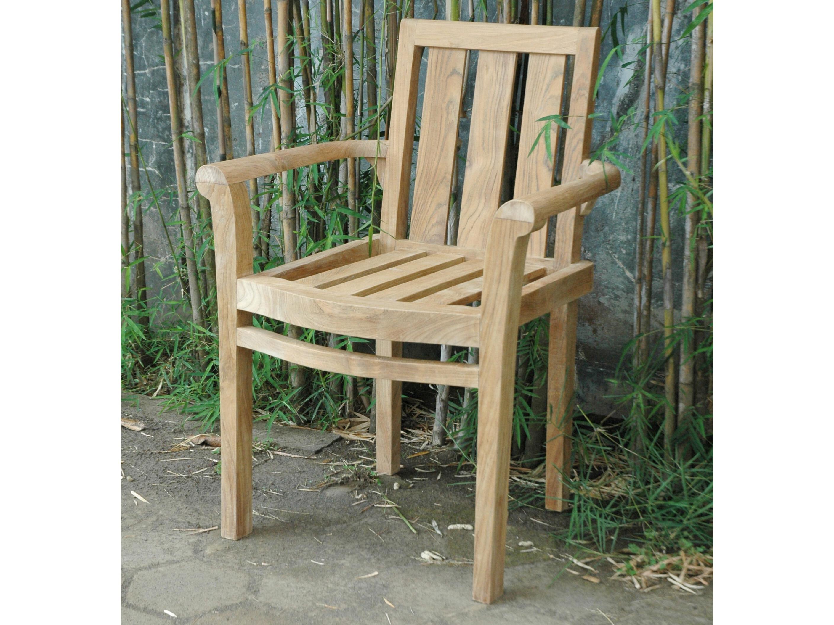 Anderson Teak Classic Stackable Armchair Set of 4