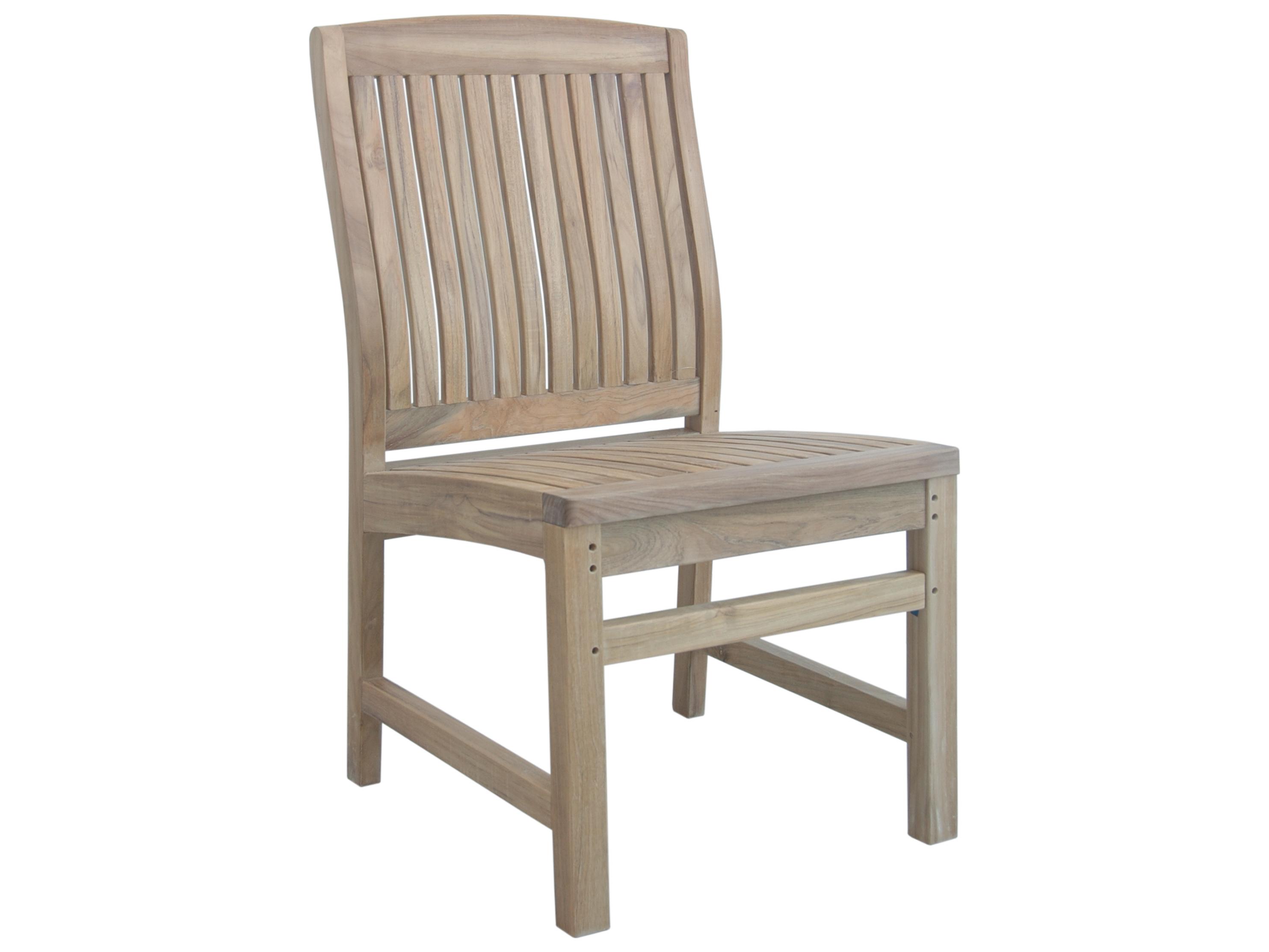 Anderson Teak Sahara Non Stack Patio Dining Side Chair