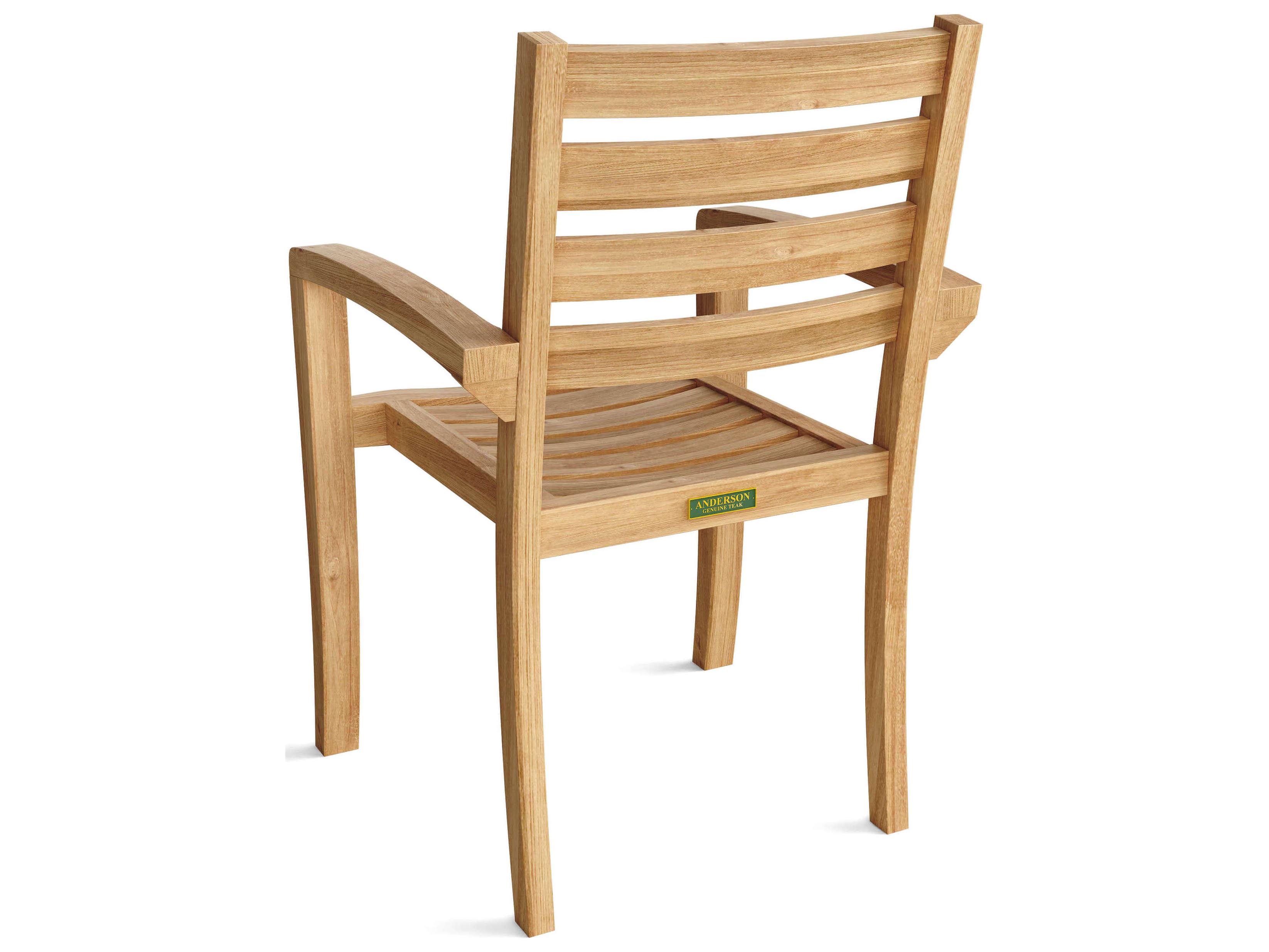 Anderson Teak Catalina Stackable Armchair Set of 4