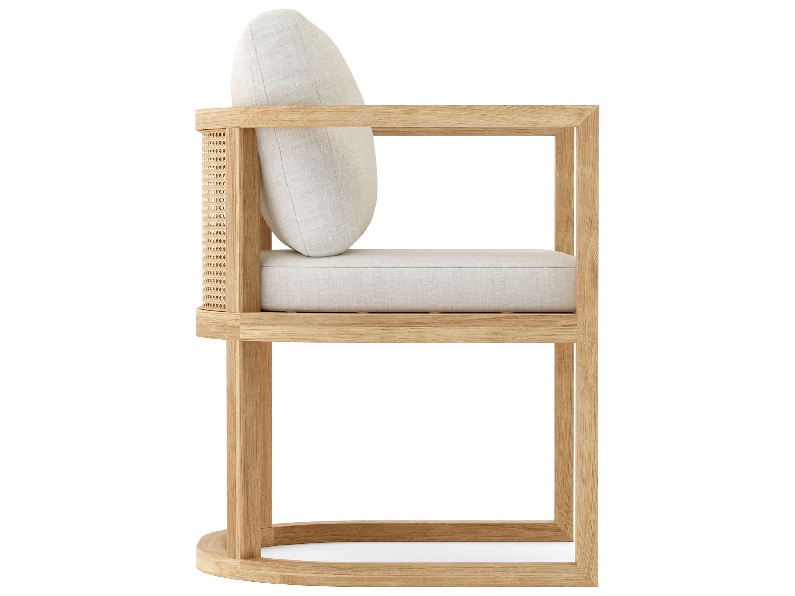 Anderson Teak Junus Natural Outdoor Dining Arm Chair