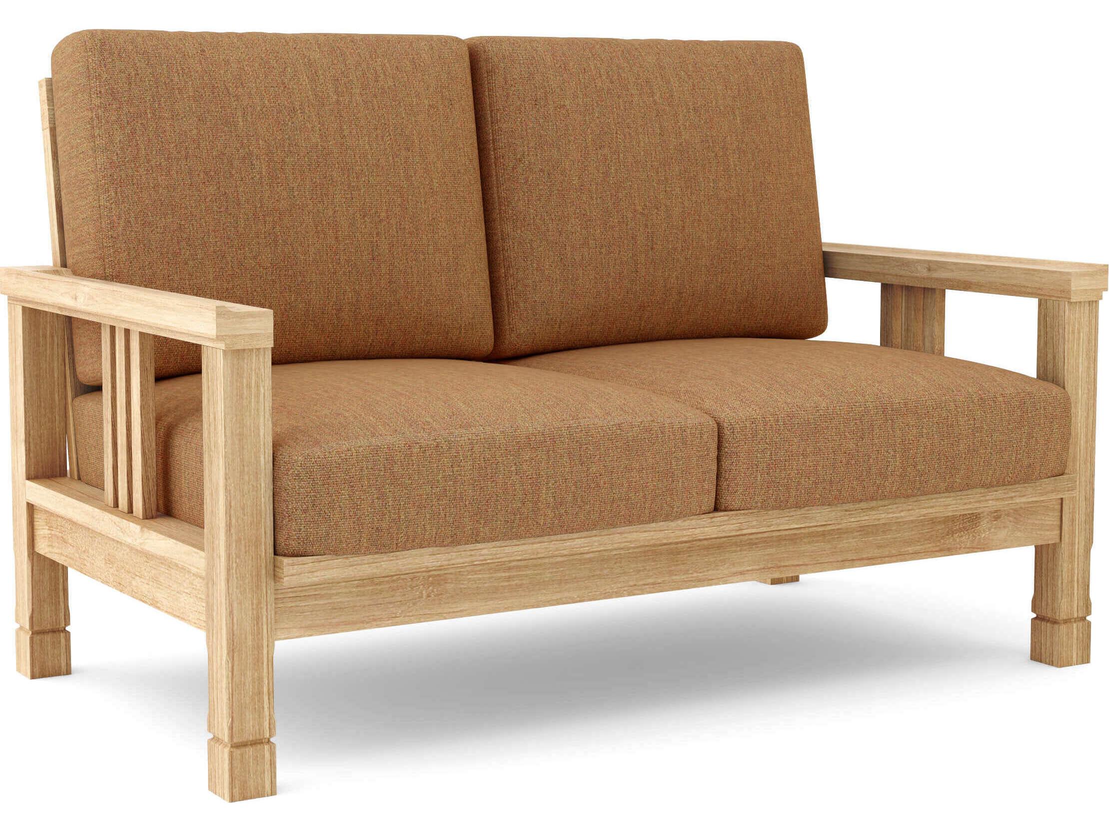 Anderson Teak South Bay Deep Seating Outdoor Patio Loveseat