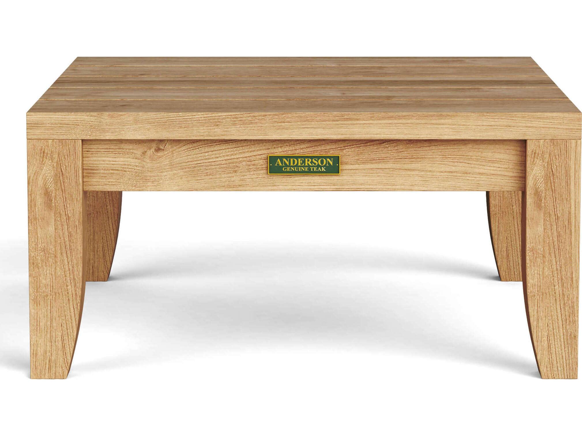 Anderson Teak Coronado Square Outdoor End Table