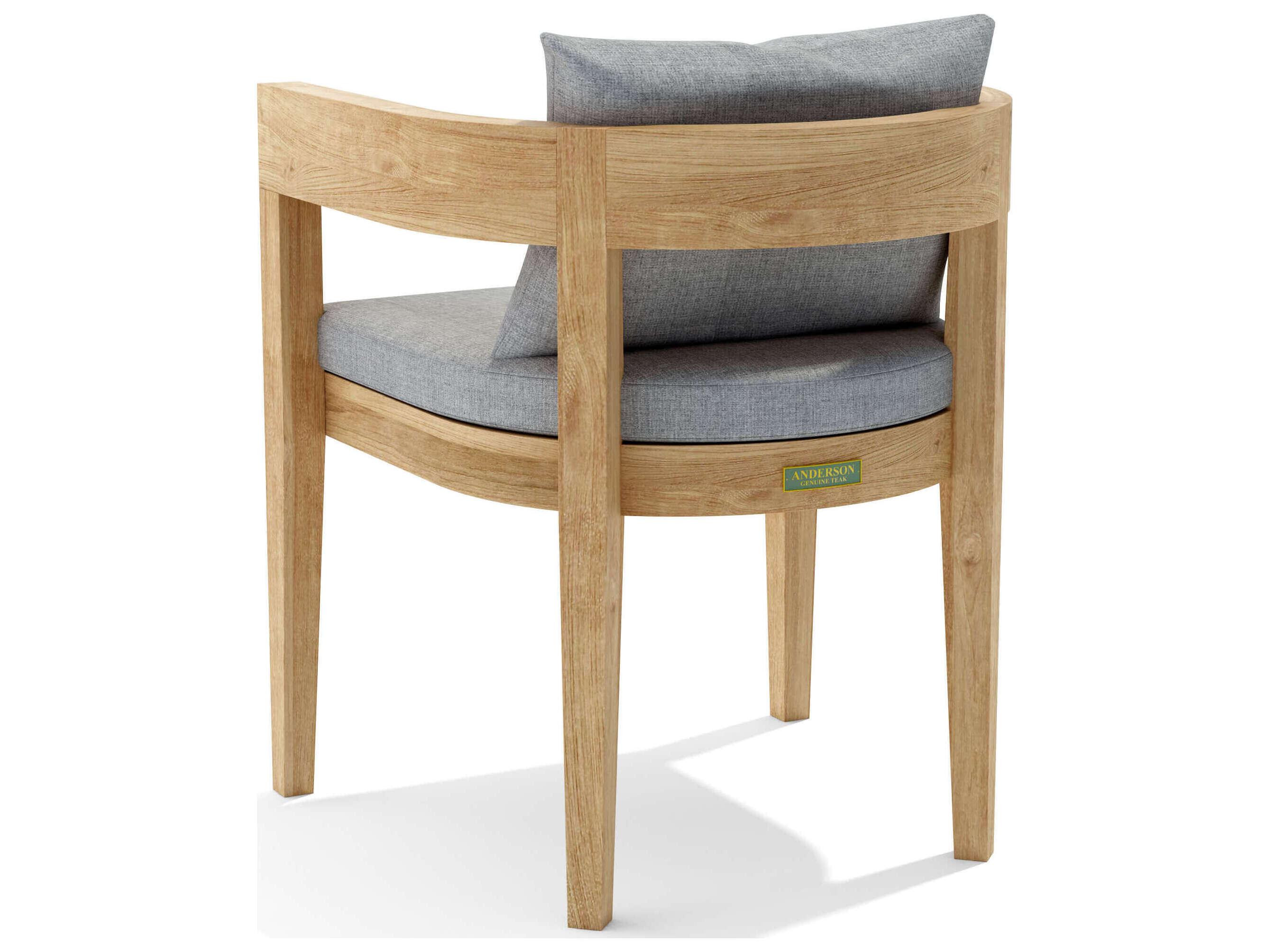 Anderson Teak Coronado Natural Outdoor Patio Dining Arm Chair