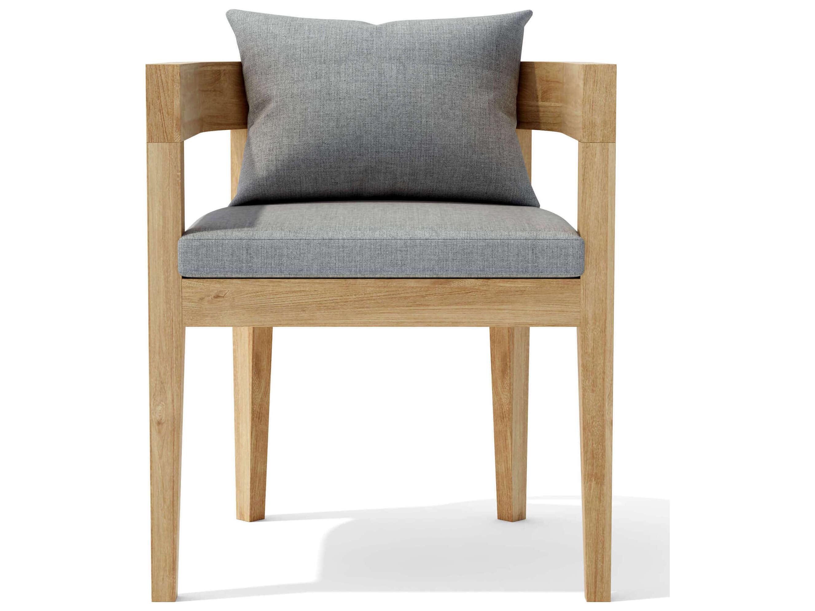 Anderson Teak Coronado Natural Outdoor Patio Dining Arm Chair