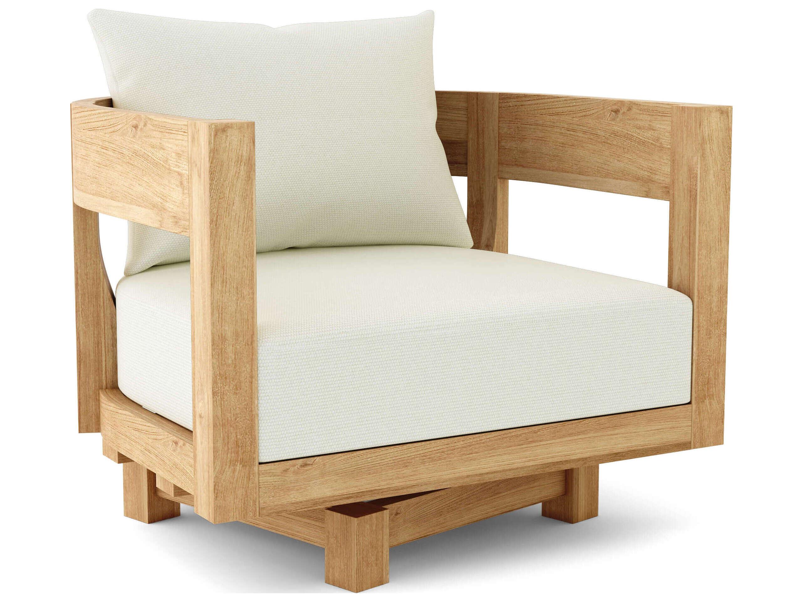 Anderson Teak Coronado Deep Seating Swivel Outdoor Lounge Chair