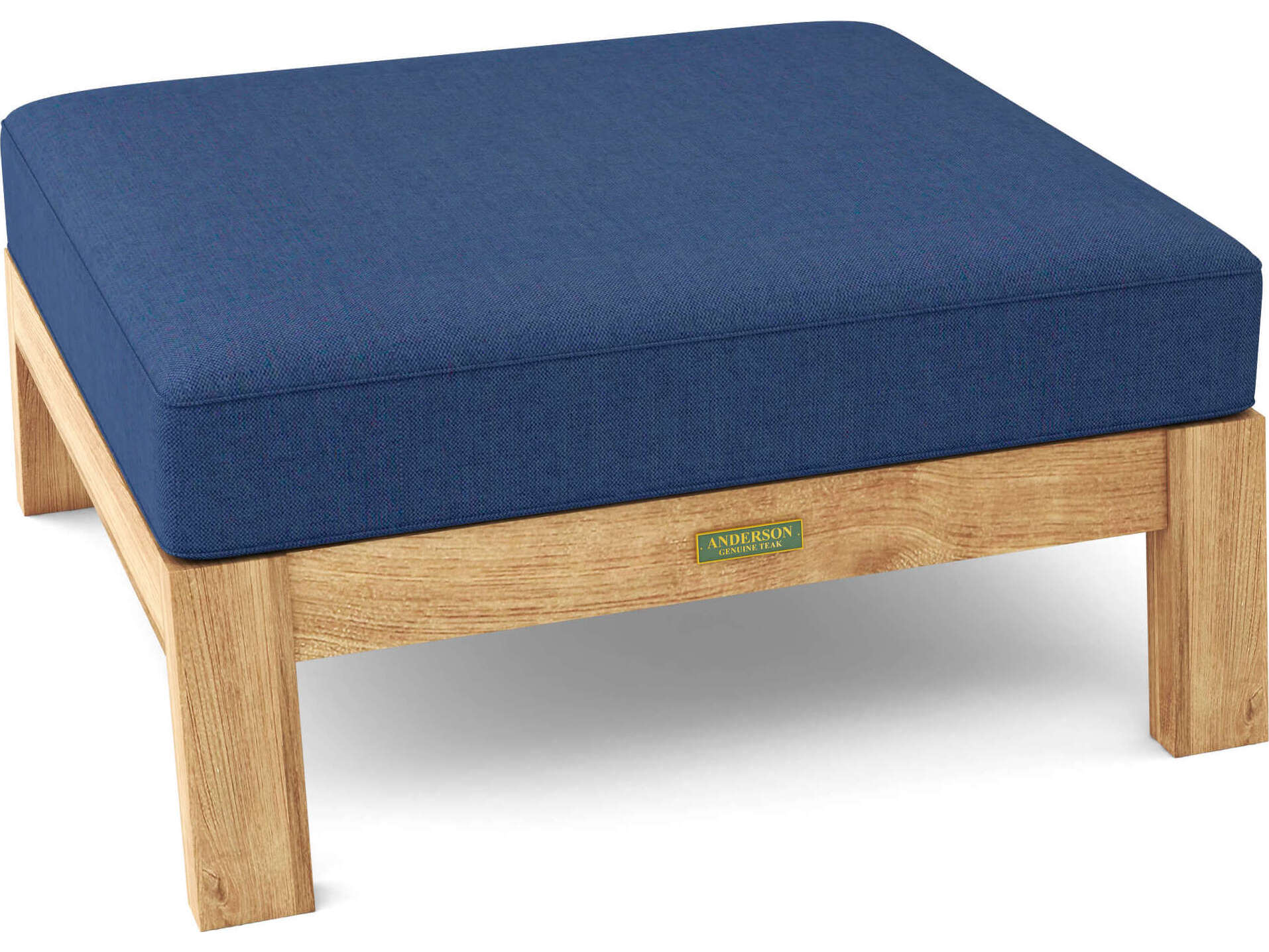 Anderson Teak Palermo Deep Seating Teak Patio Ottoman