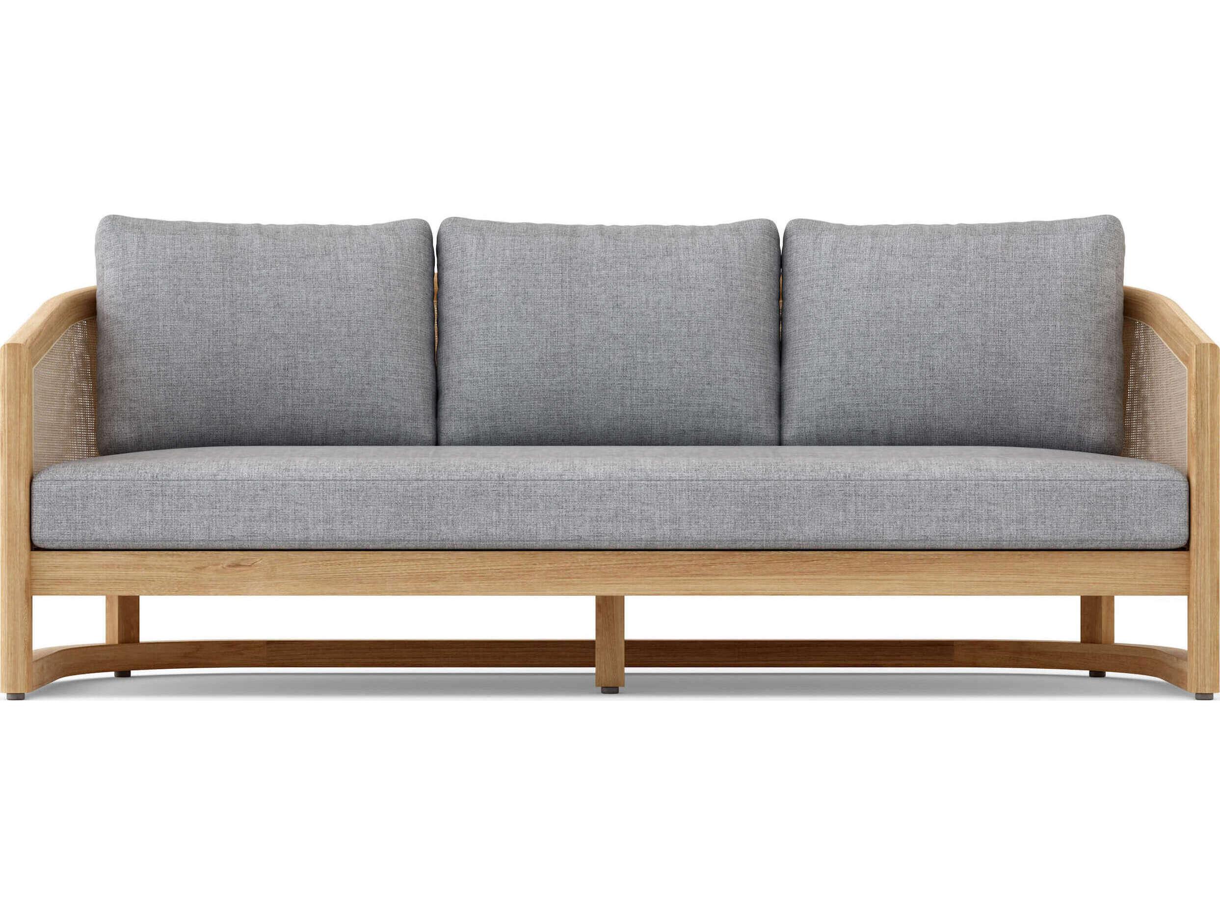 Anderson Teak Catania Natural Deep Seating Patio Sofa