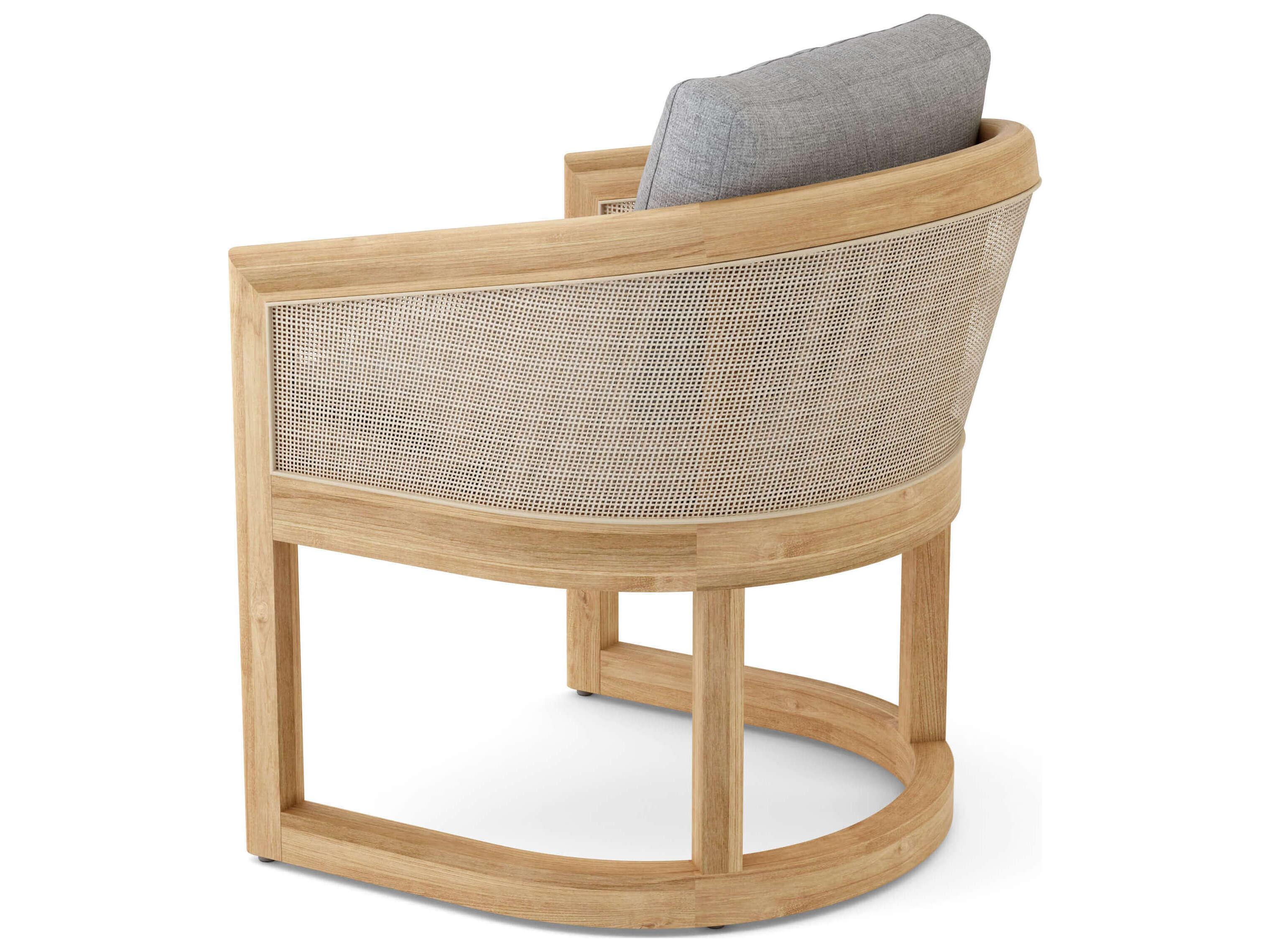 Anderson Teak Catania Natural Patio Dining Arm Chair