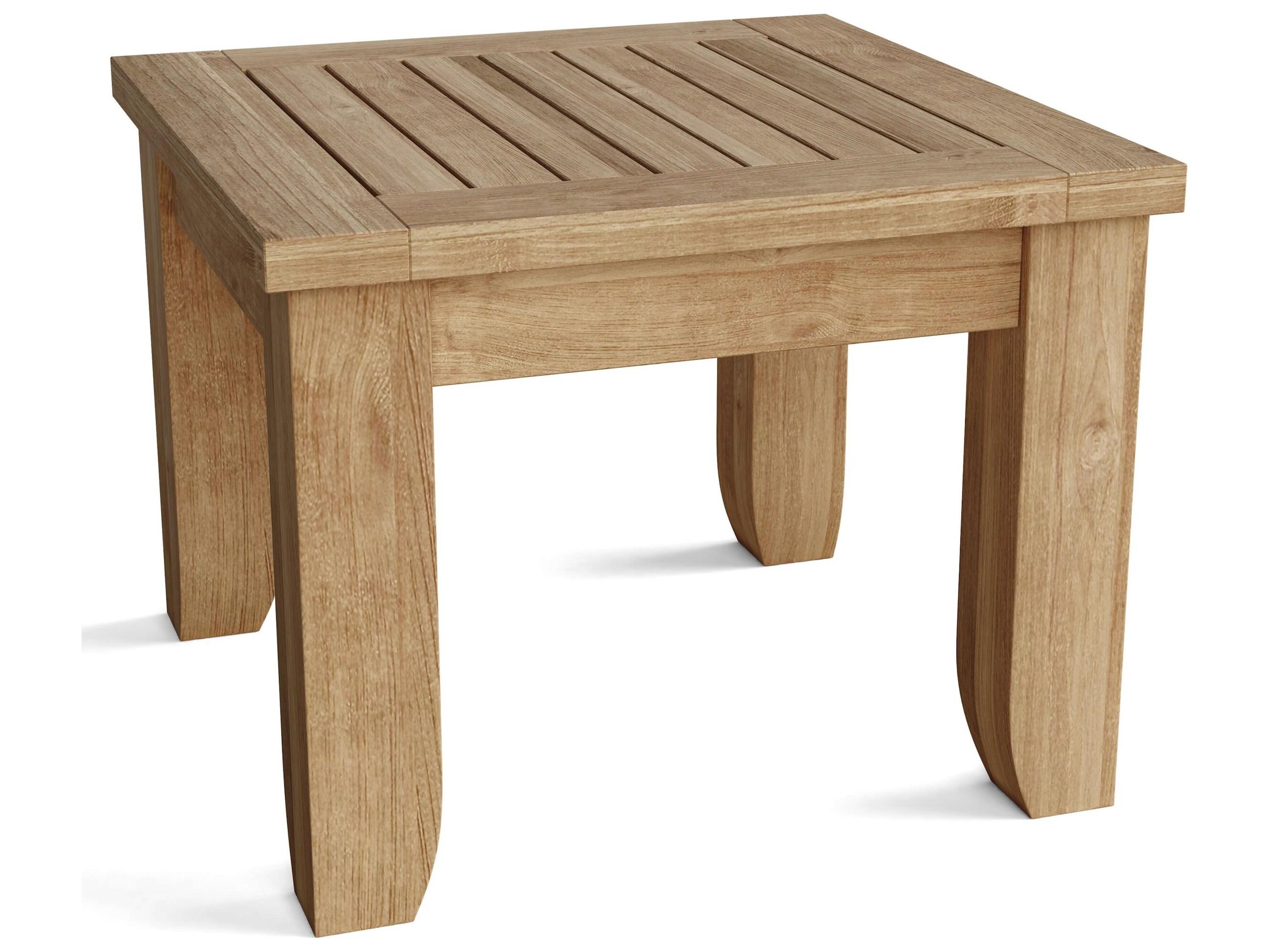 Anderson Teak Luxe Square Outdoor Side Table