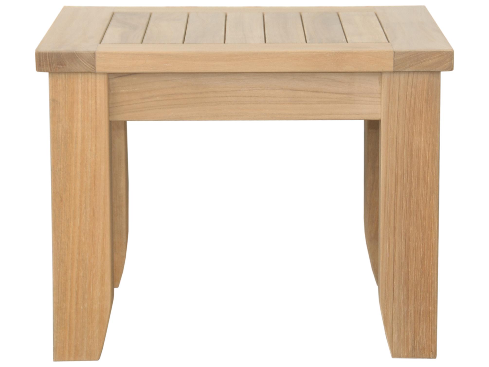 Anderson Teak Luxe Square Outdoor Side Table