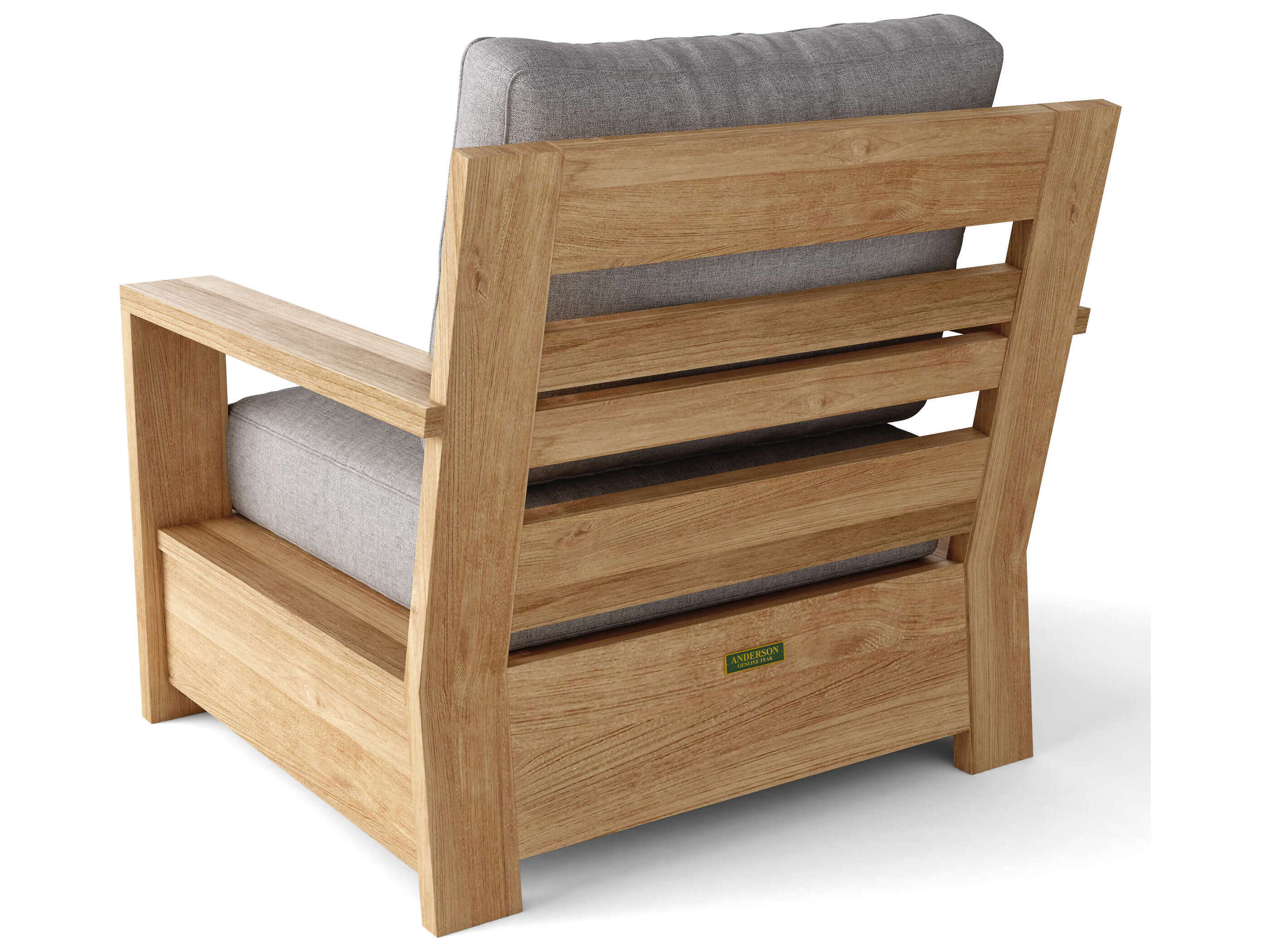 Anderson Teak Madera Deep Seating Teak Outdoor Patio Lounge Chair