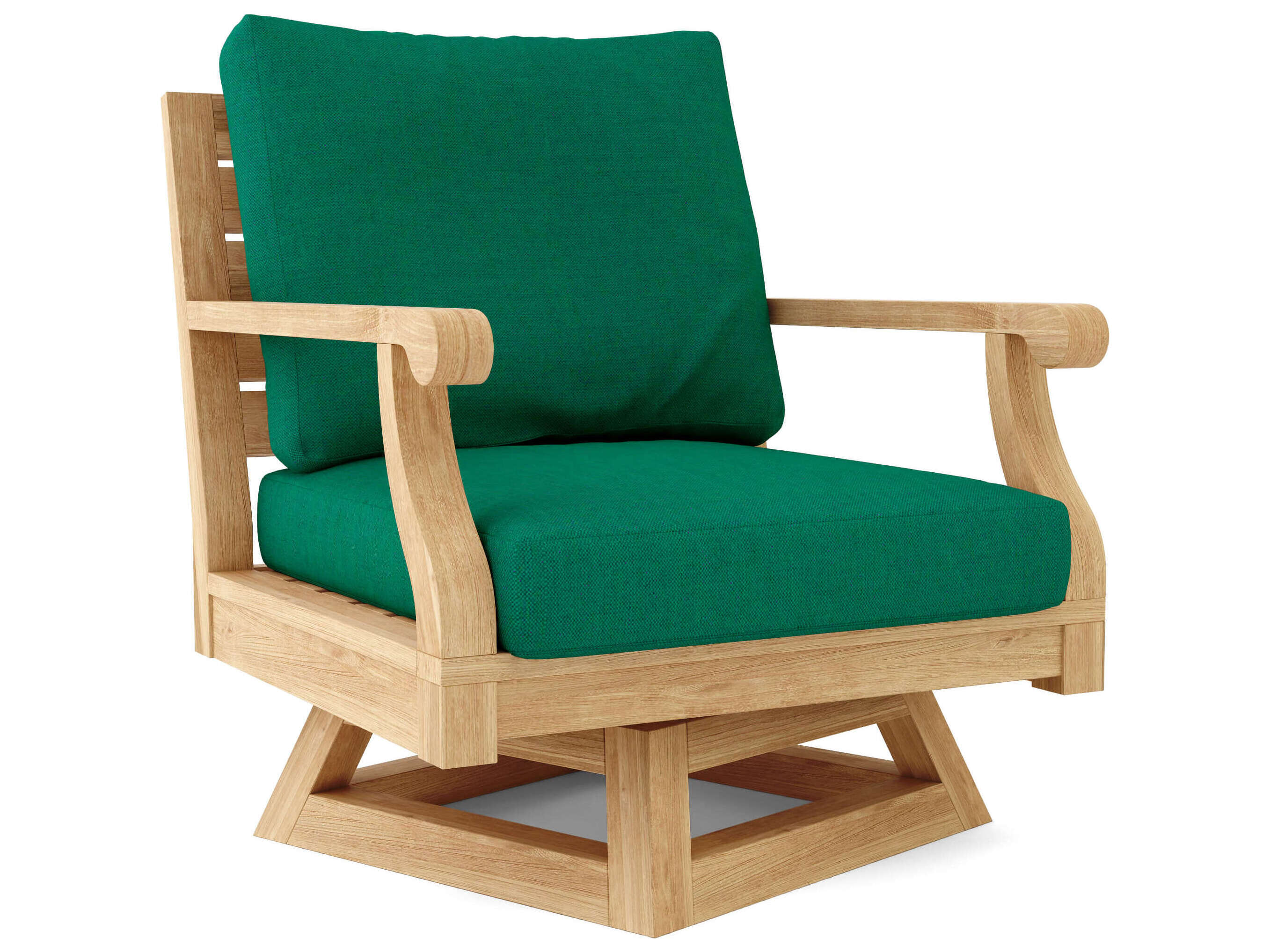 Anderson Teak Riviera Swivel Armchair with Cushion