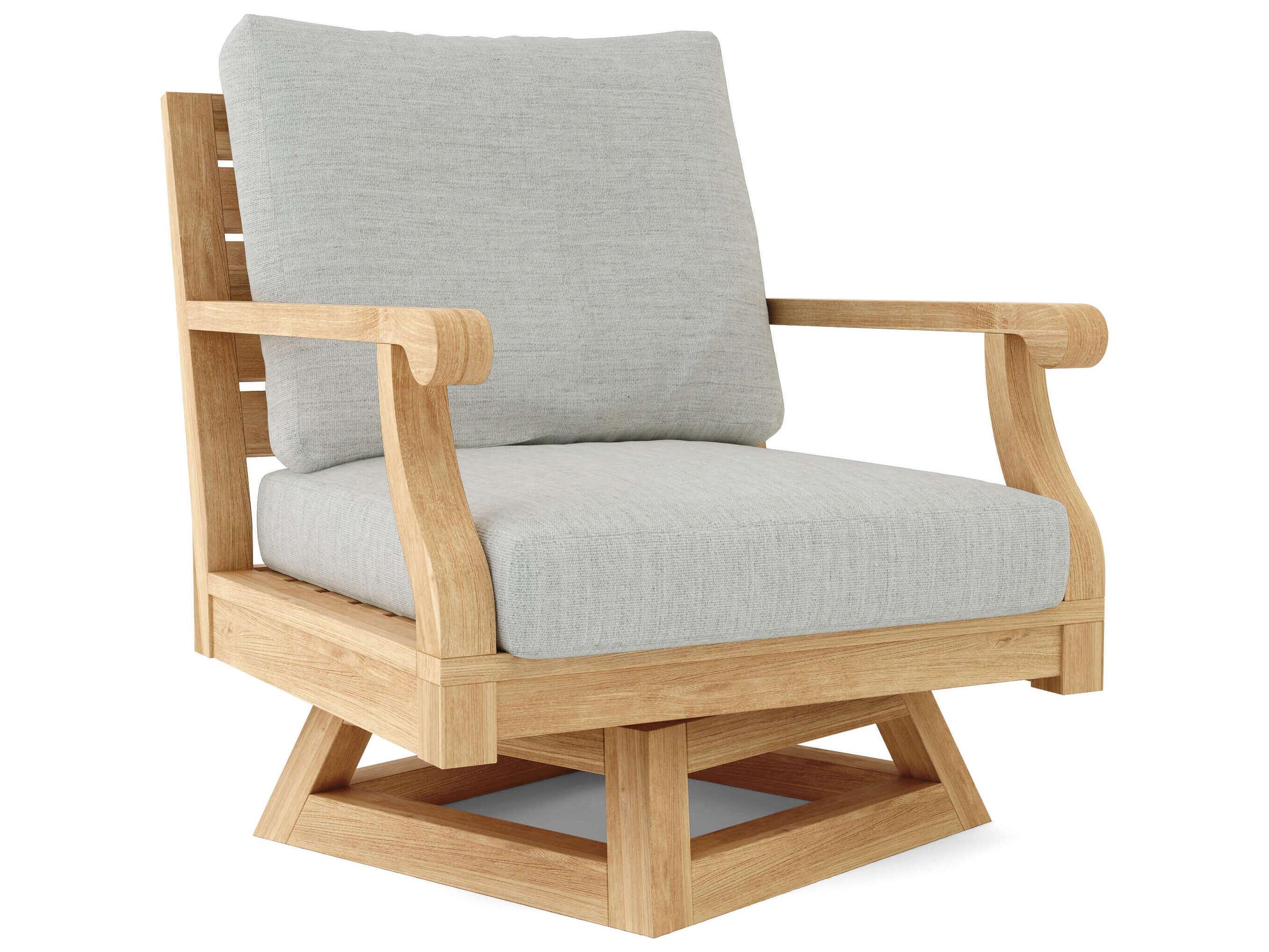 Anderson Teak Riviera Swivel Armchair with Cushion