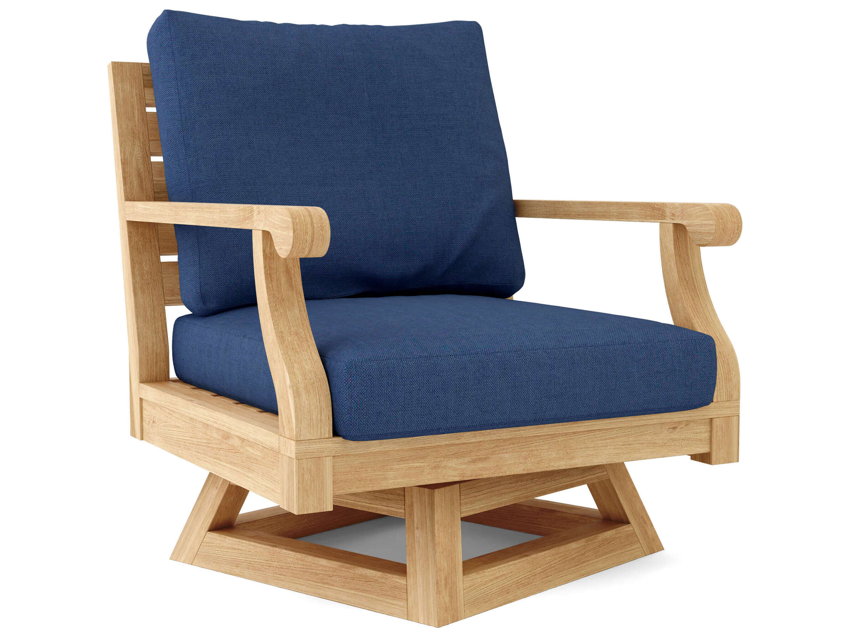Anderson Teak Riviera Swivel Armchair with Cushion