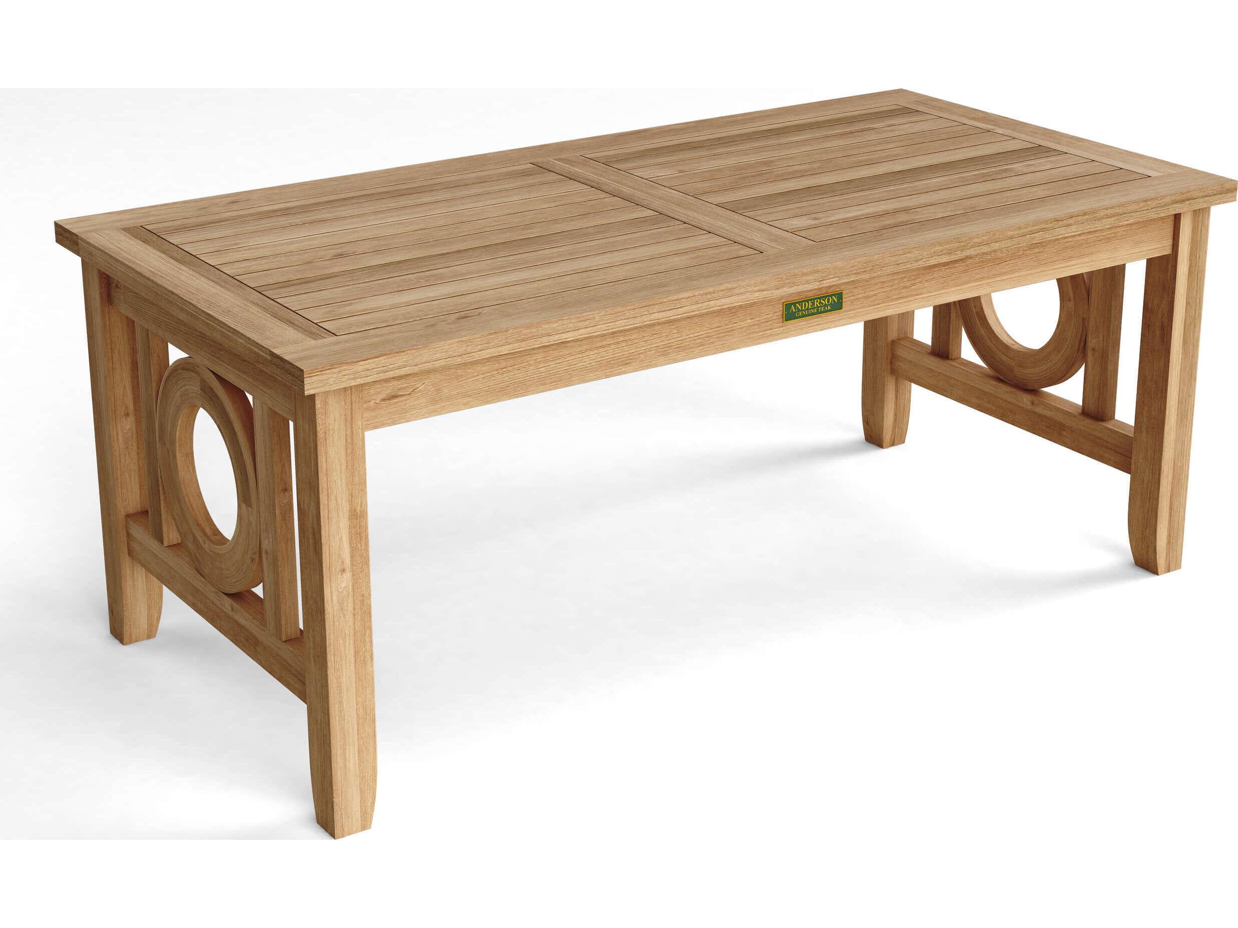 Anderson Teak Natsepa Rectangular Patio Coffee Table