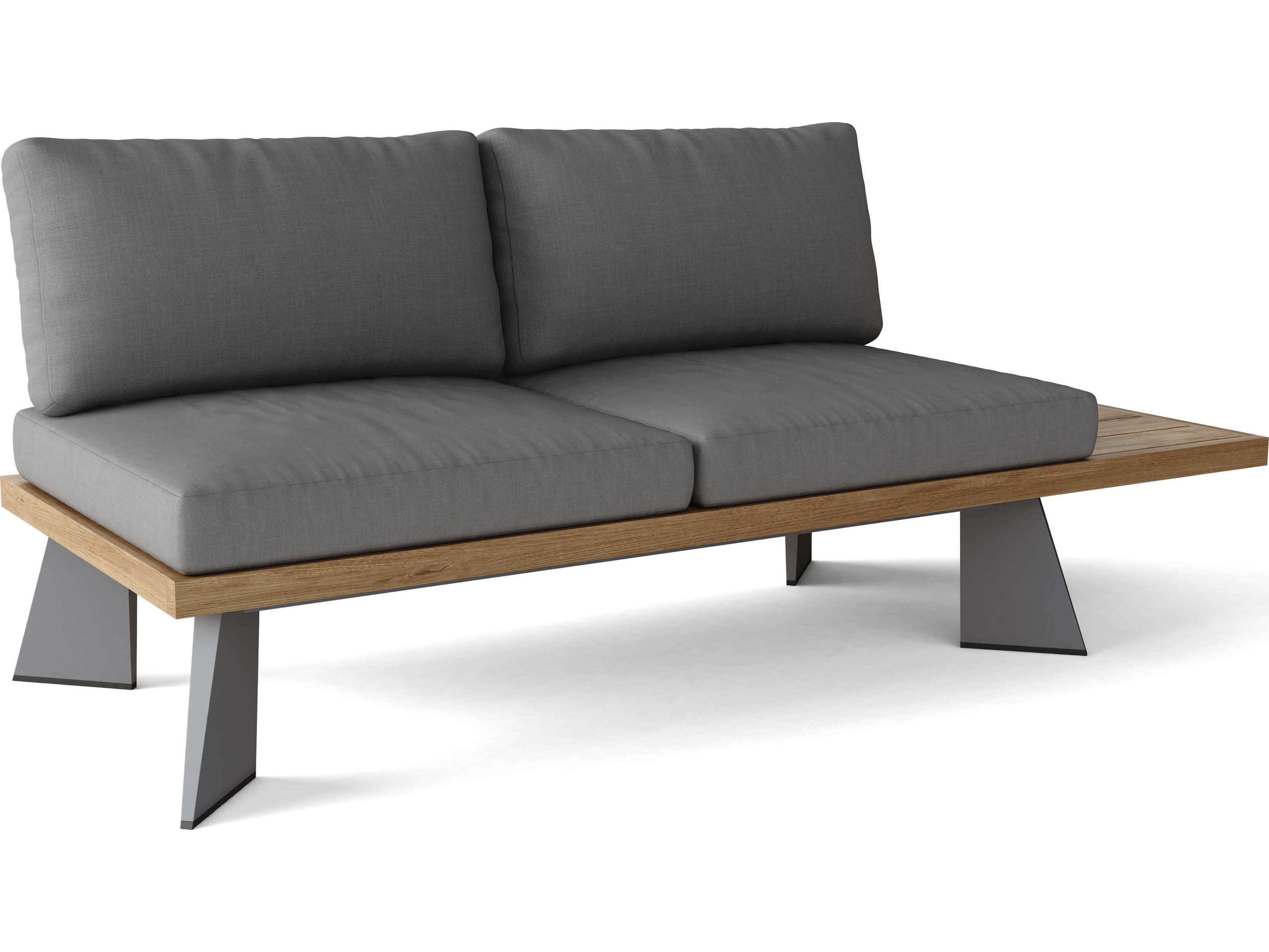 Anderson Teak Oxford Platform Outdoor Patio Loveseat