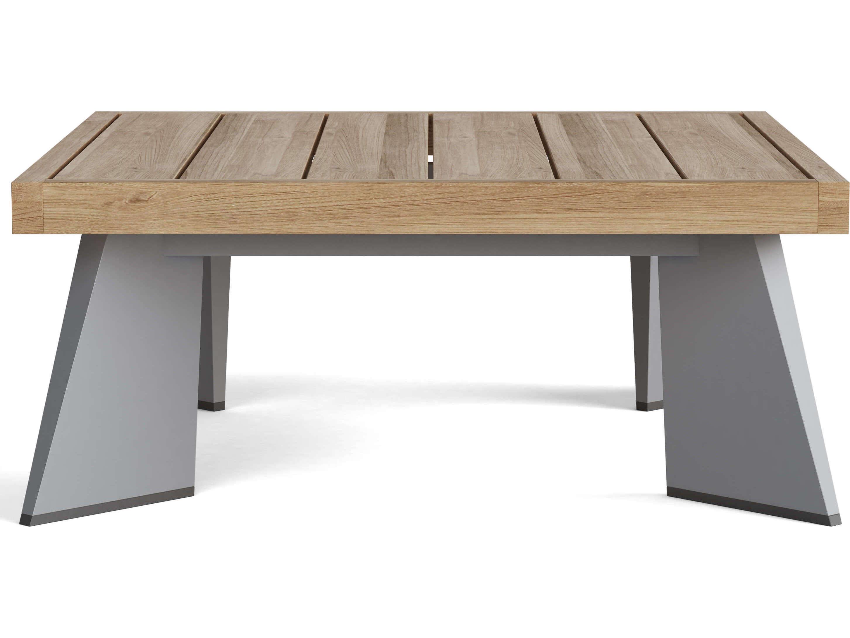 Anderson Teak Oxford Platform Square Corner Table