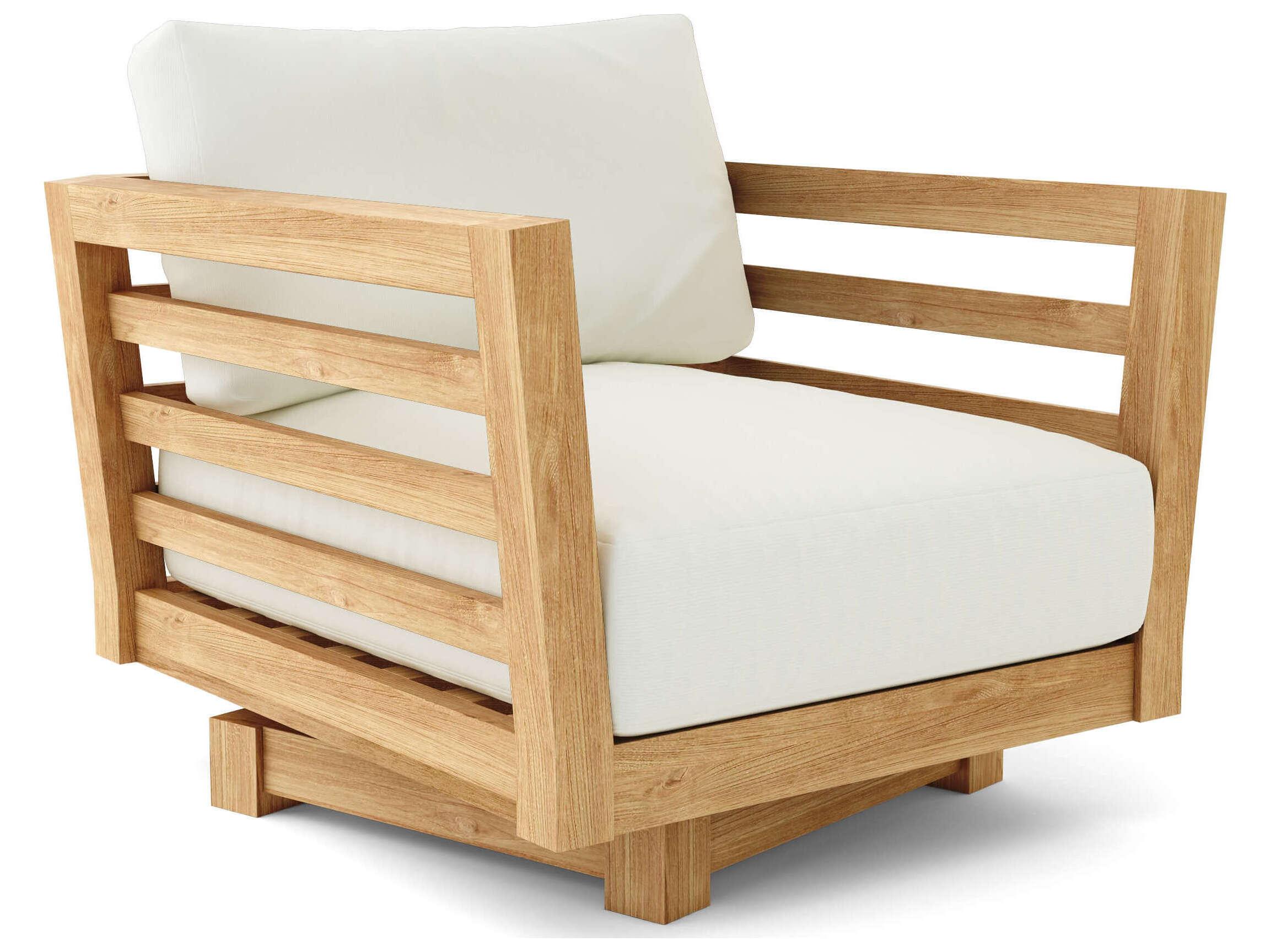 Anderson Teak Cordoba Deep Seating Swivel Outdoor Lounge Chair