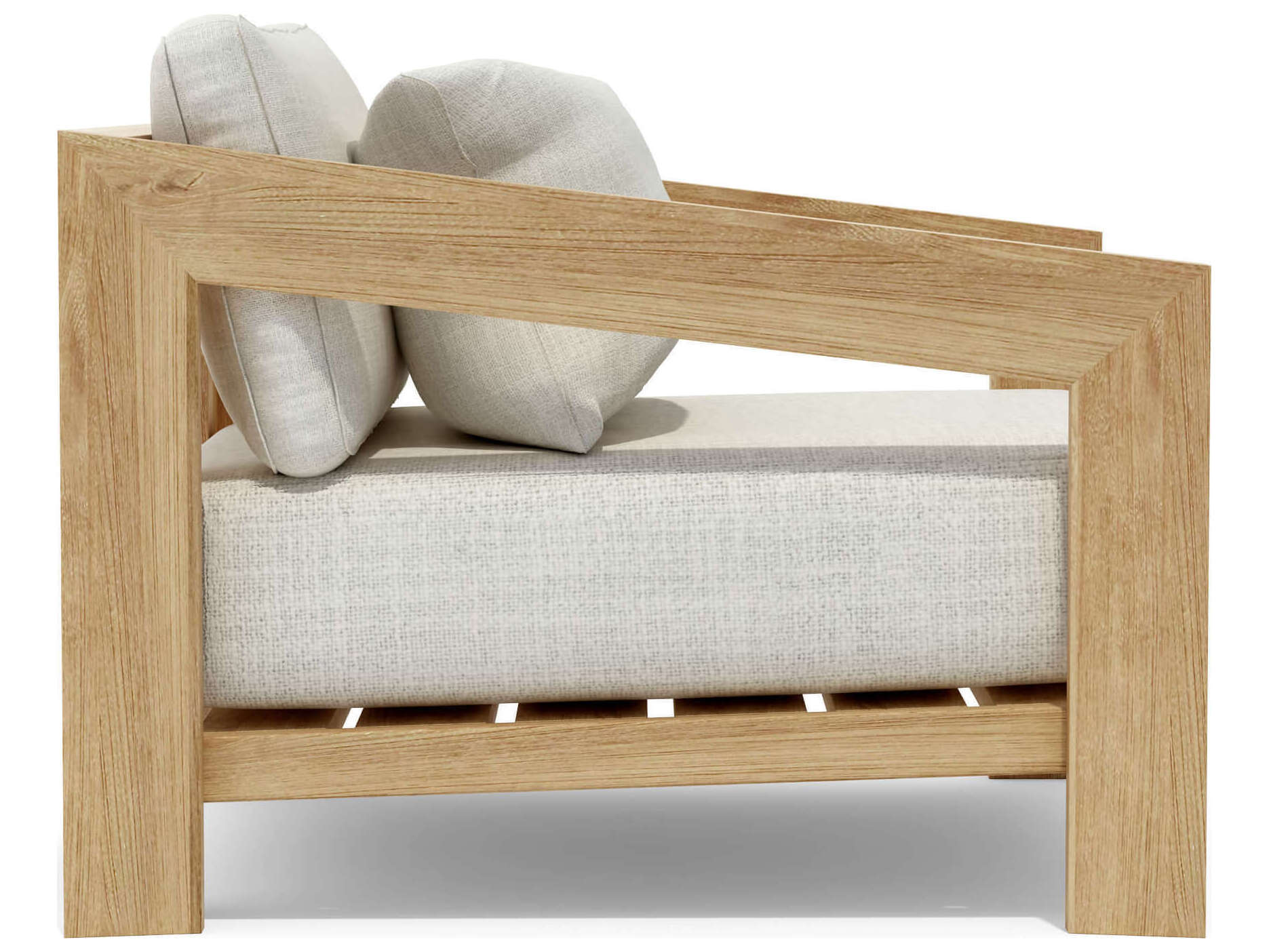 Anderson Teak Smyrna Natural Outdoor Patio Lounge Chair